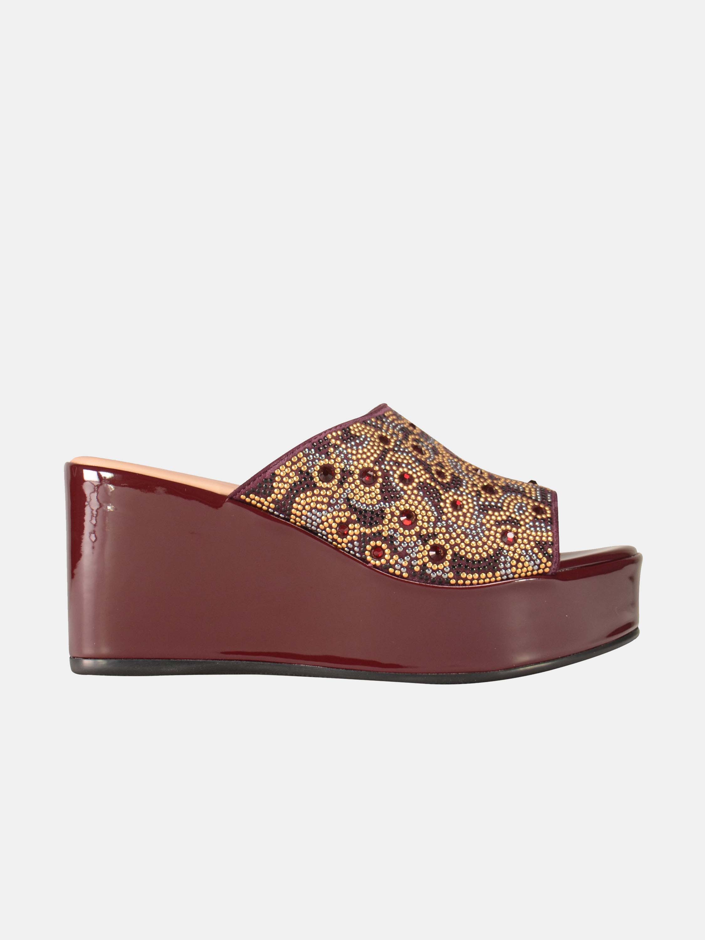 Josef Seibel Women's Platform Suede Sandals #color_Brown