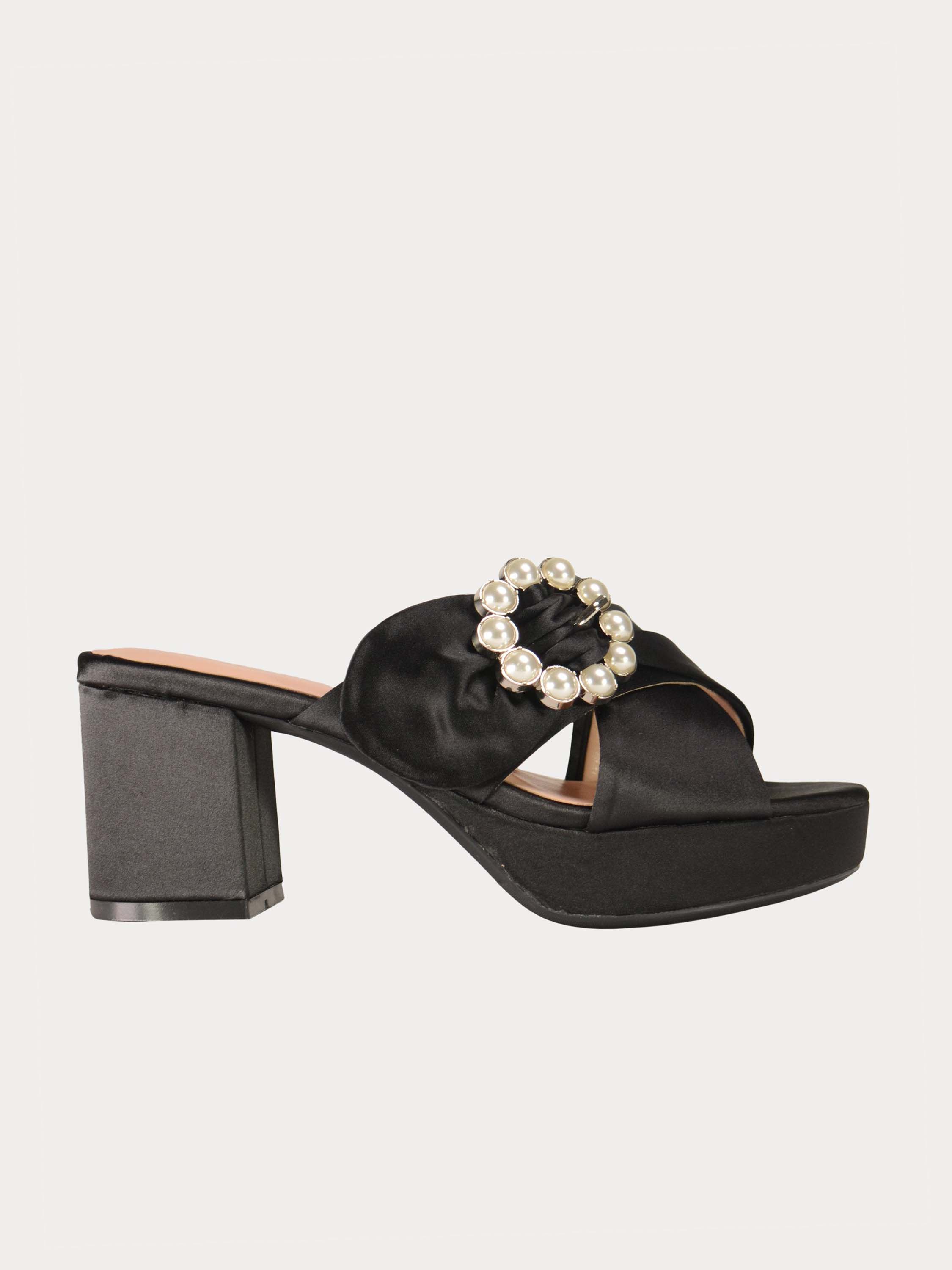 Josef Seibel Women's Textile Heels #color_Black