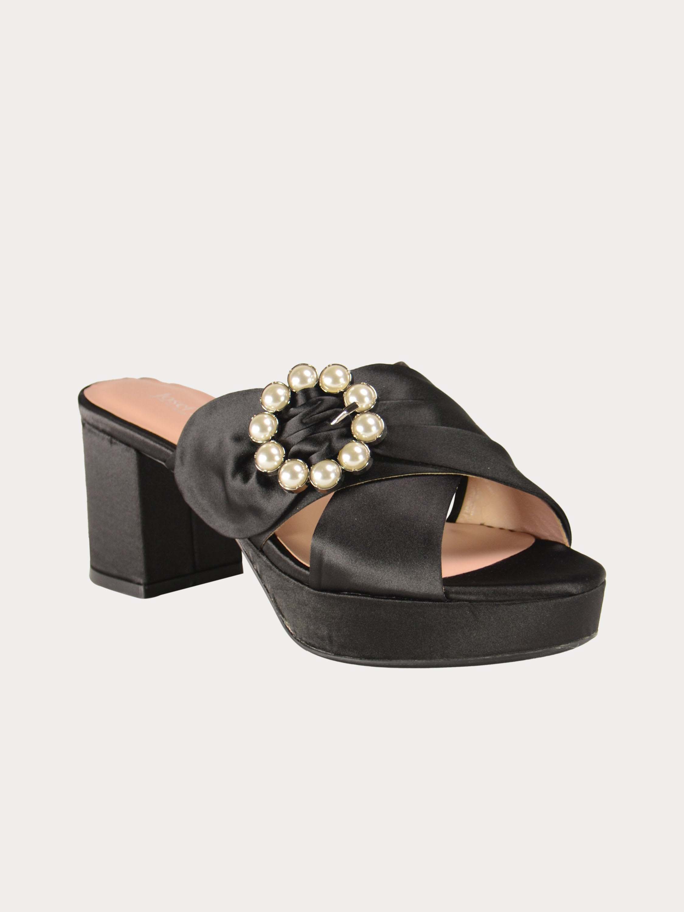 Josef Seibel Women's Textile Heels #color_Black