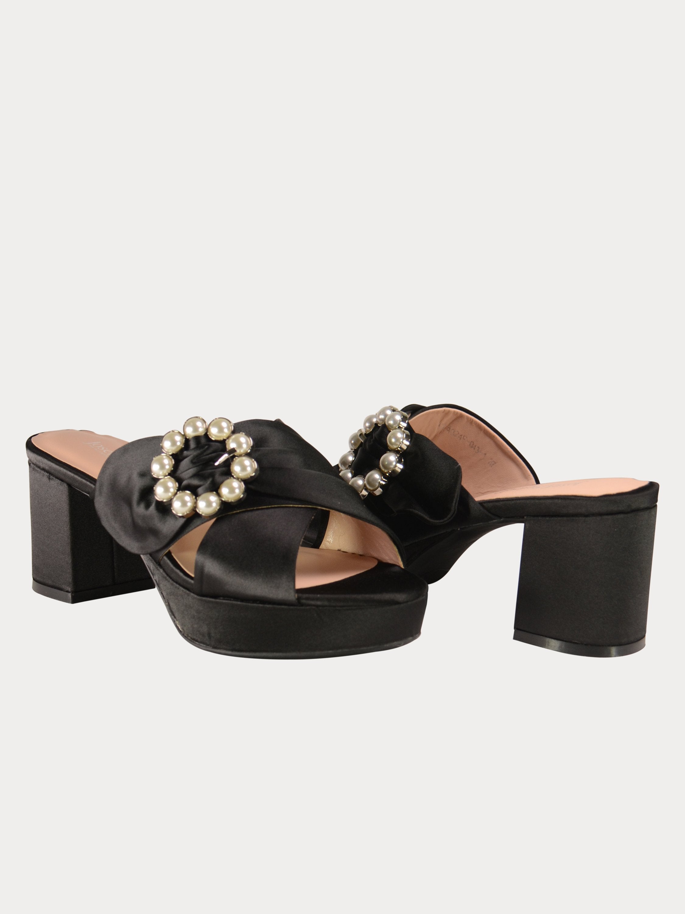 Josef Seibel Women's Textile Heels #color_Black