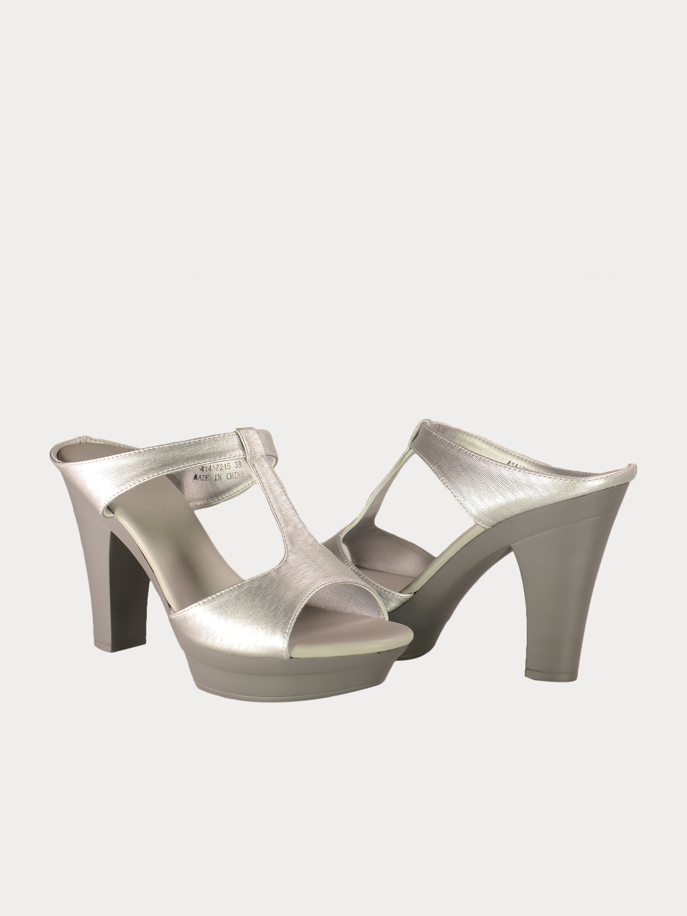 Michelle Morgan 414A7215 Anelize Heeled Sandals #color_Silver