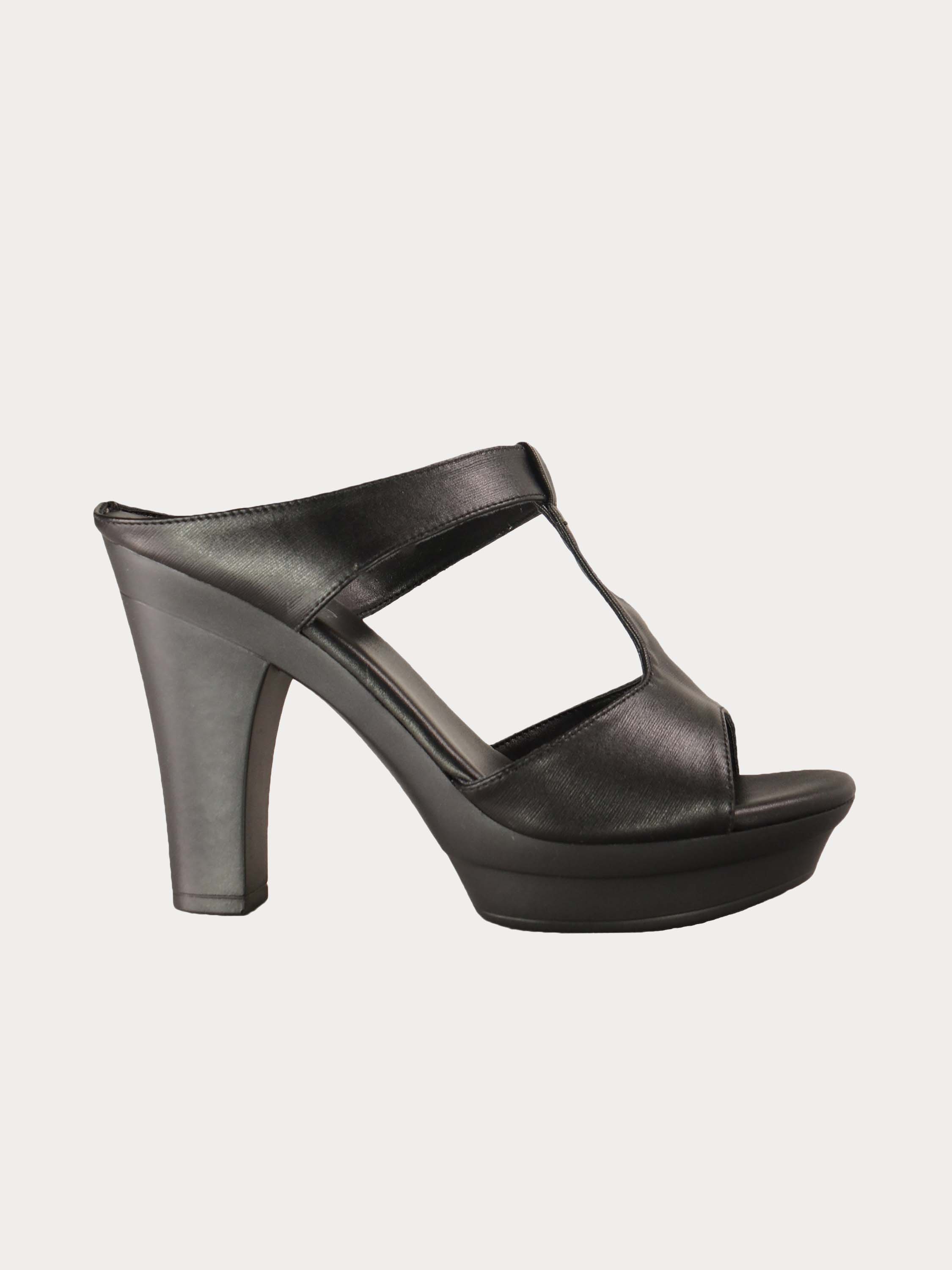 Michelle Morgan 414A7215 Anelize Heeled Sandals #color_Black