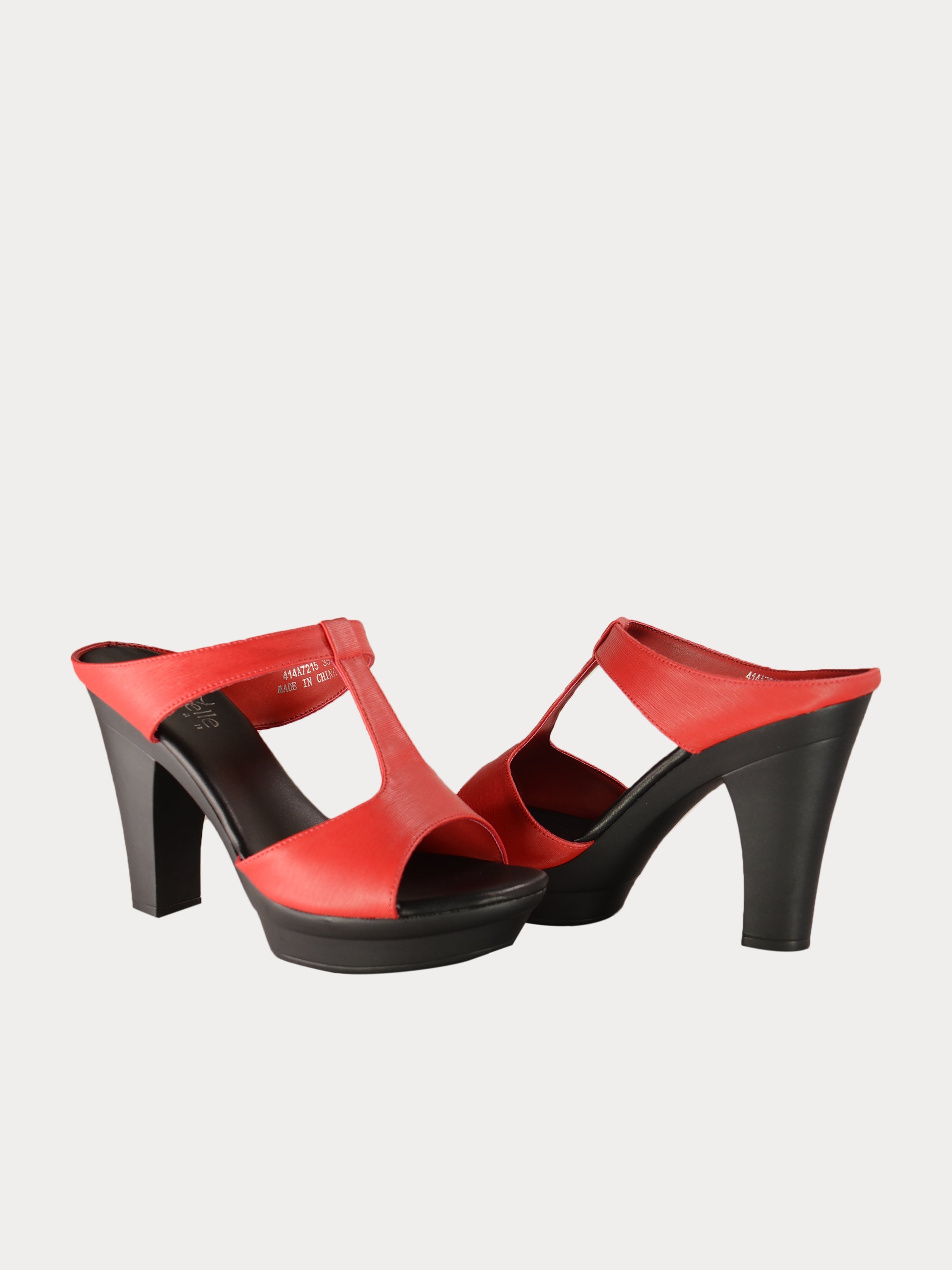 Michelle Morgan 414A7215 Anelize Heeled Sandals #color_Red