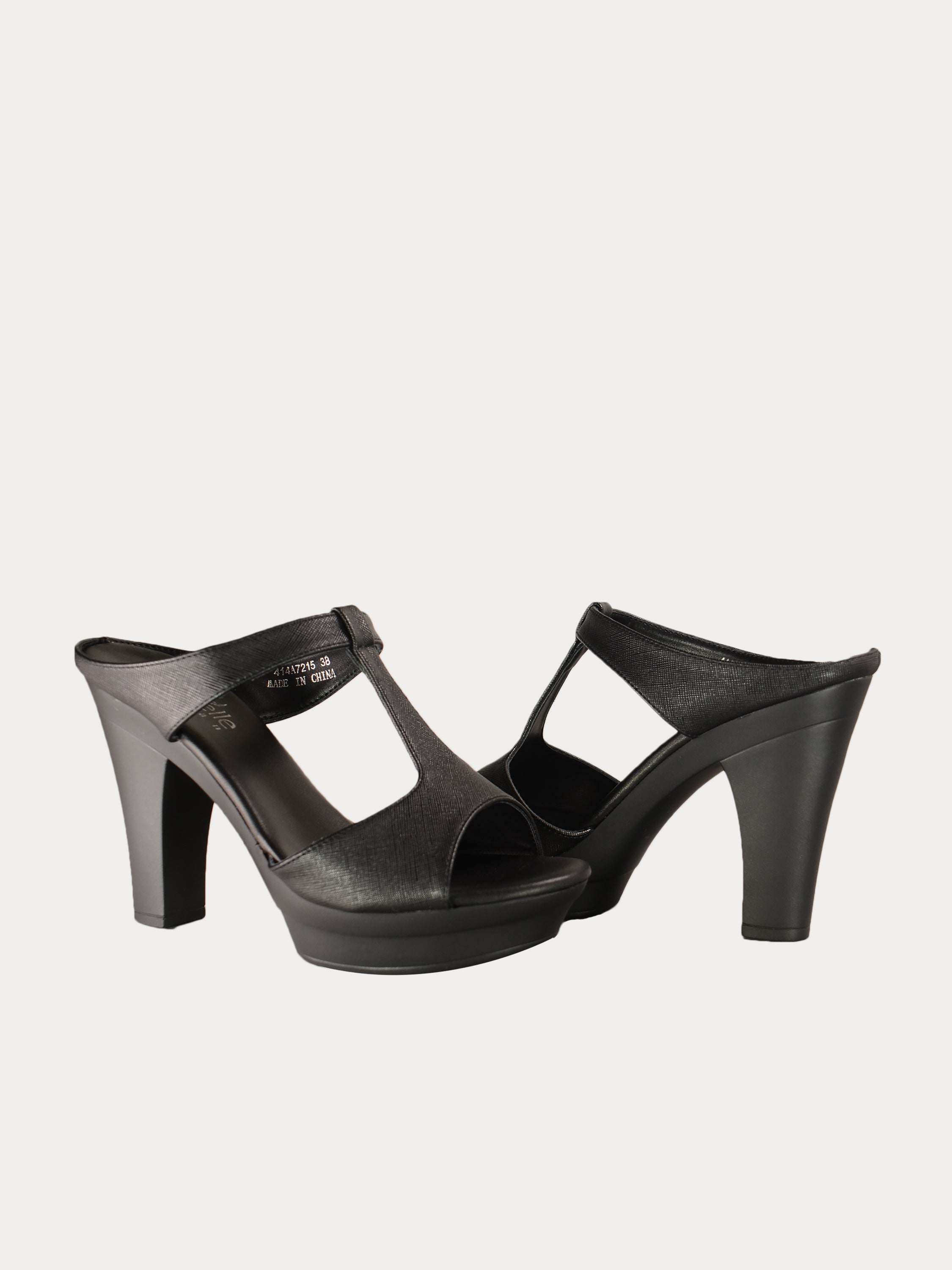 Michelle Morgan 414A7215 Flame Stitch Heeled Sandals #color_Black