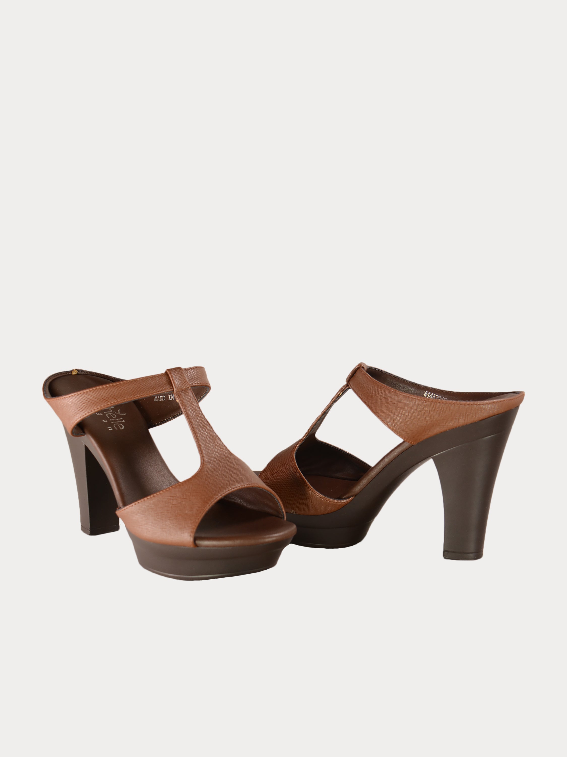 Michelle Morgan 414A7215 Flame Stitch Heeled Sandals #color_Brown
