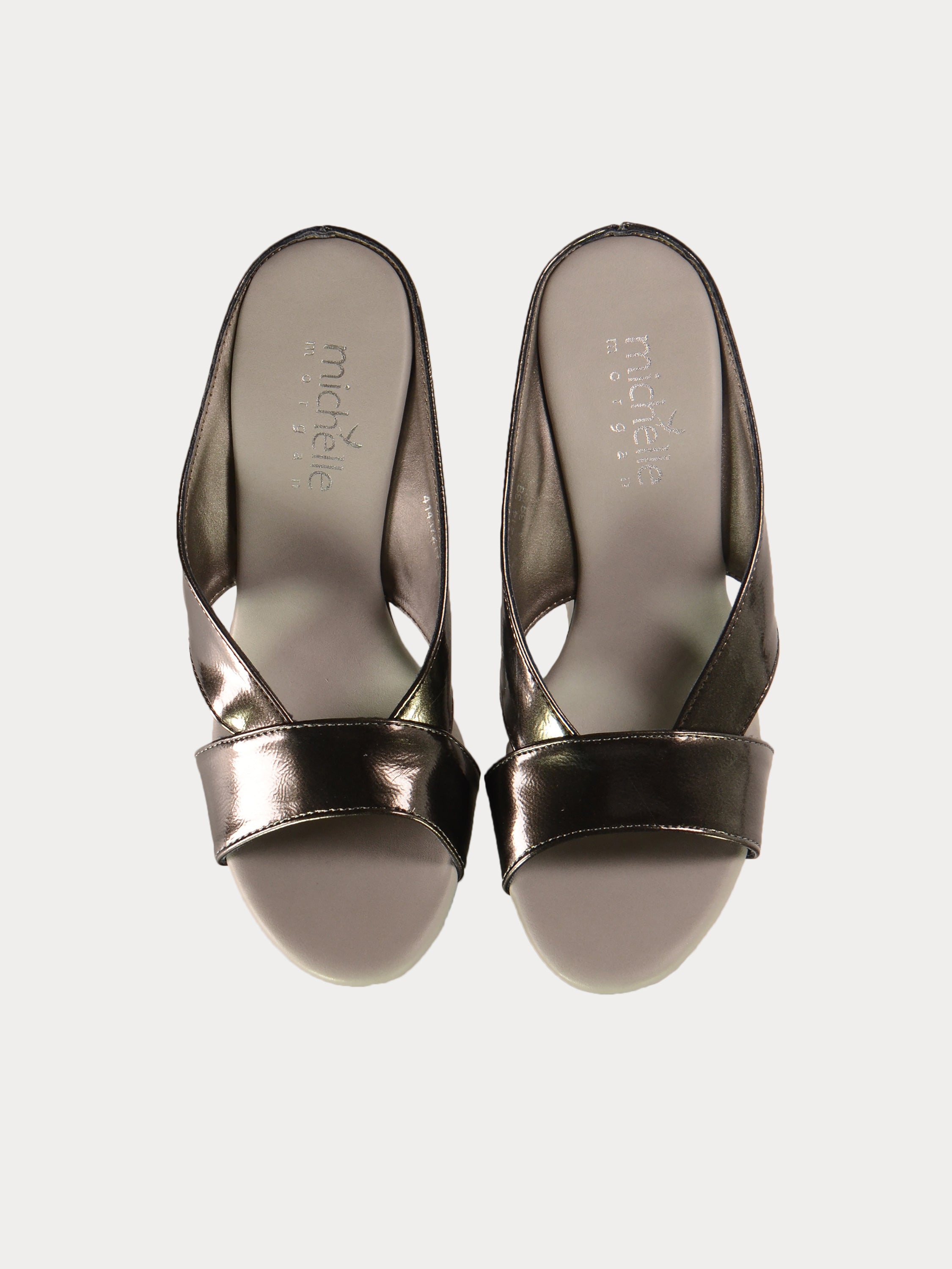 Michelle Morgan 414A7214 Glam Patent Heels #color_Gray