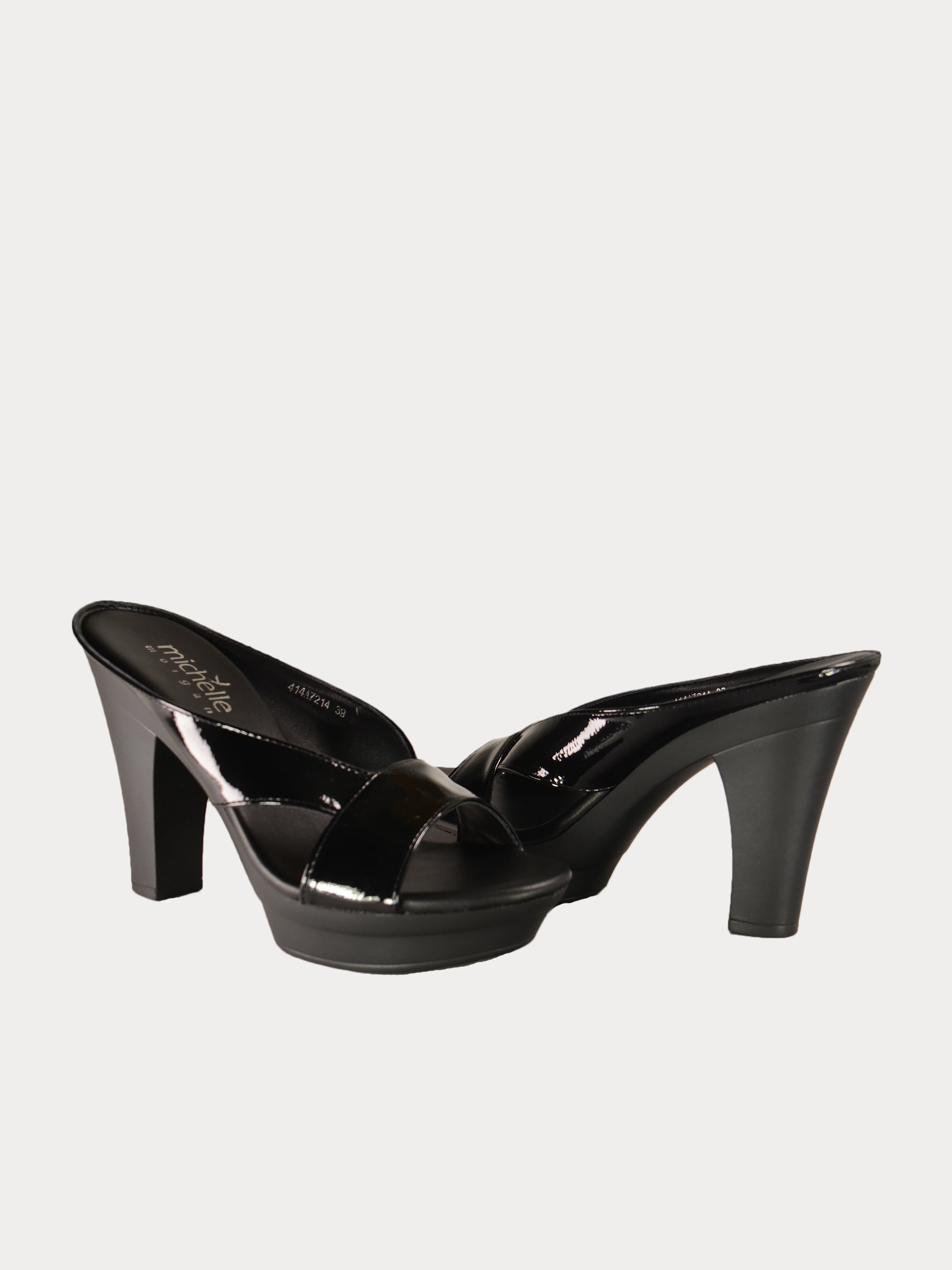 Michelle Morgan 414A7214 Glam Patent Heels #color_Black