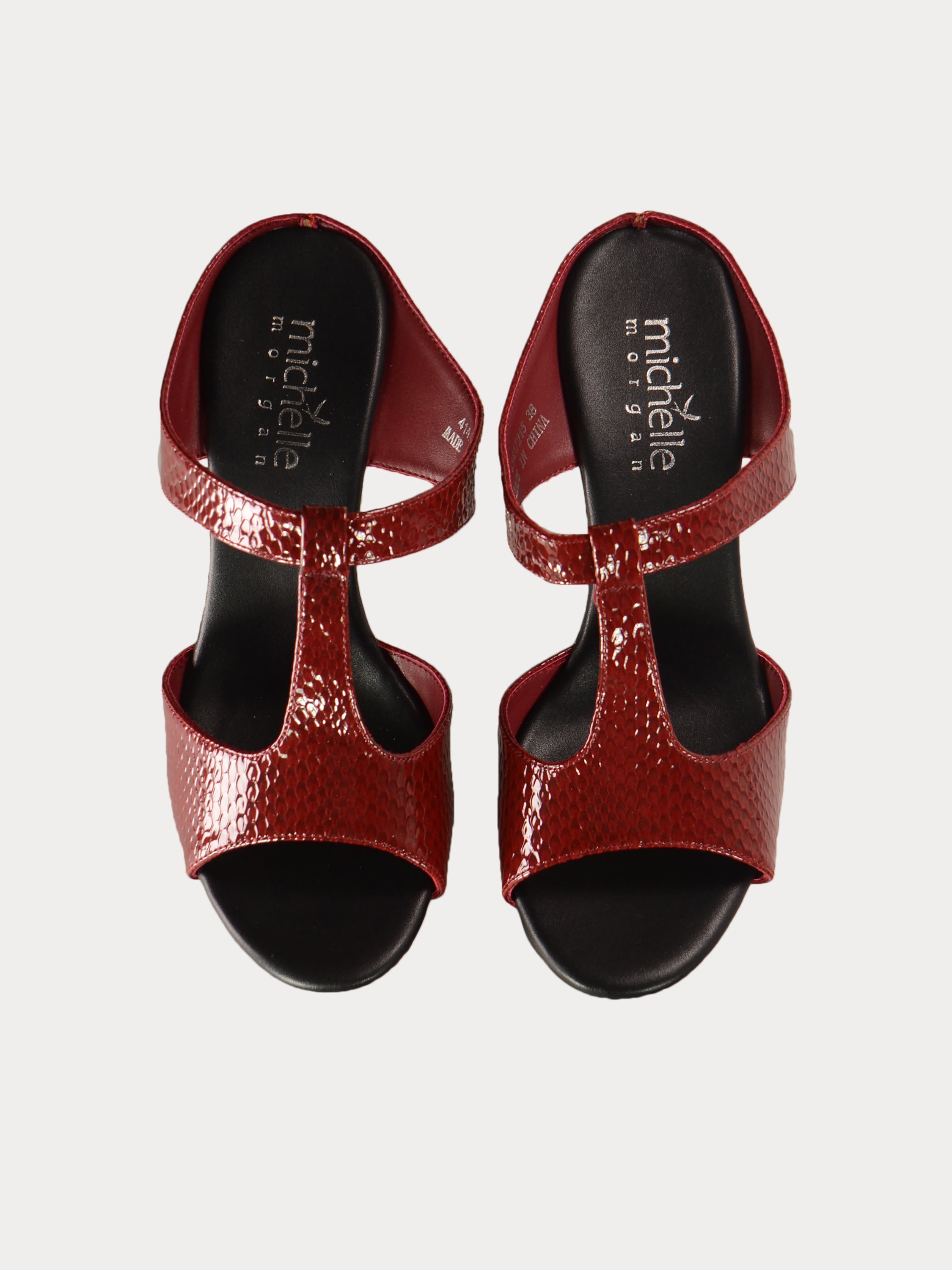 Michelle Morgan 414A7215 Imperial Heeled Sandals #color_Maroon