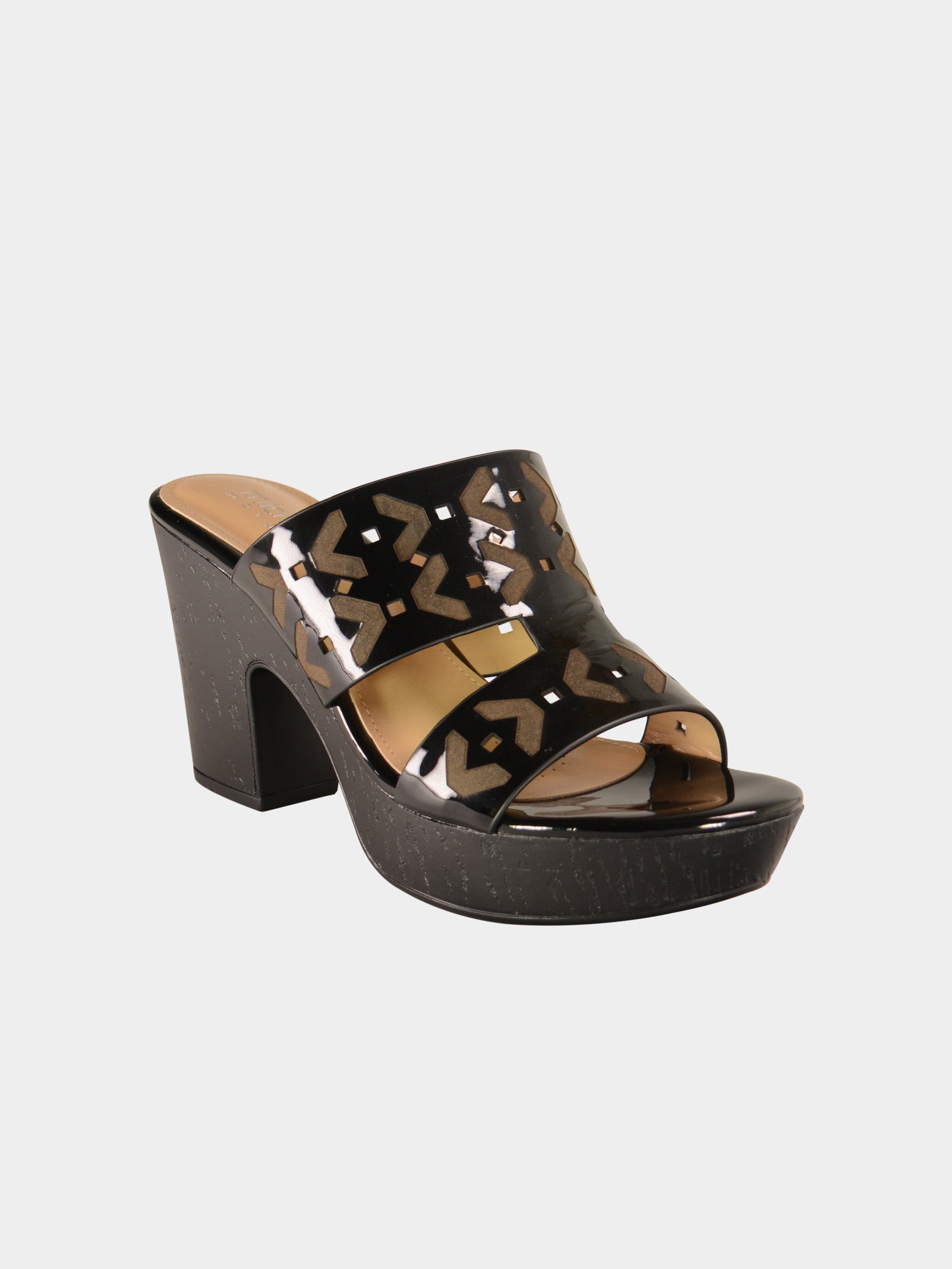 Michelle Morgan 007633 Inverse Pattern Heels #color_Black