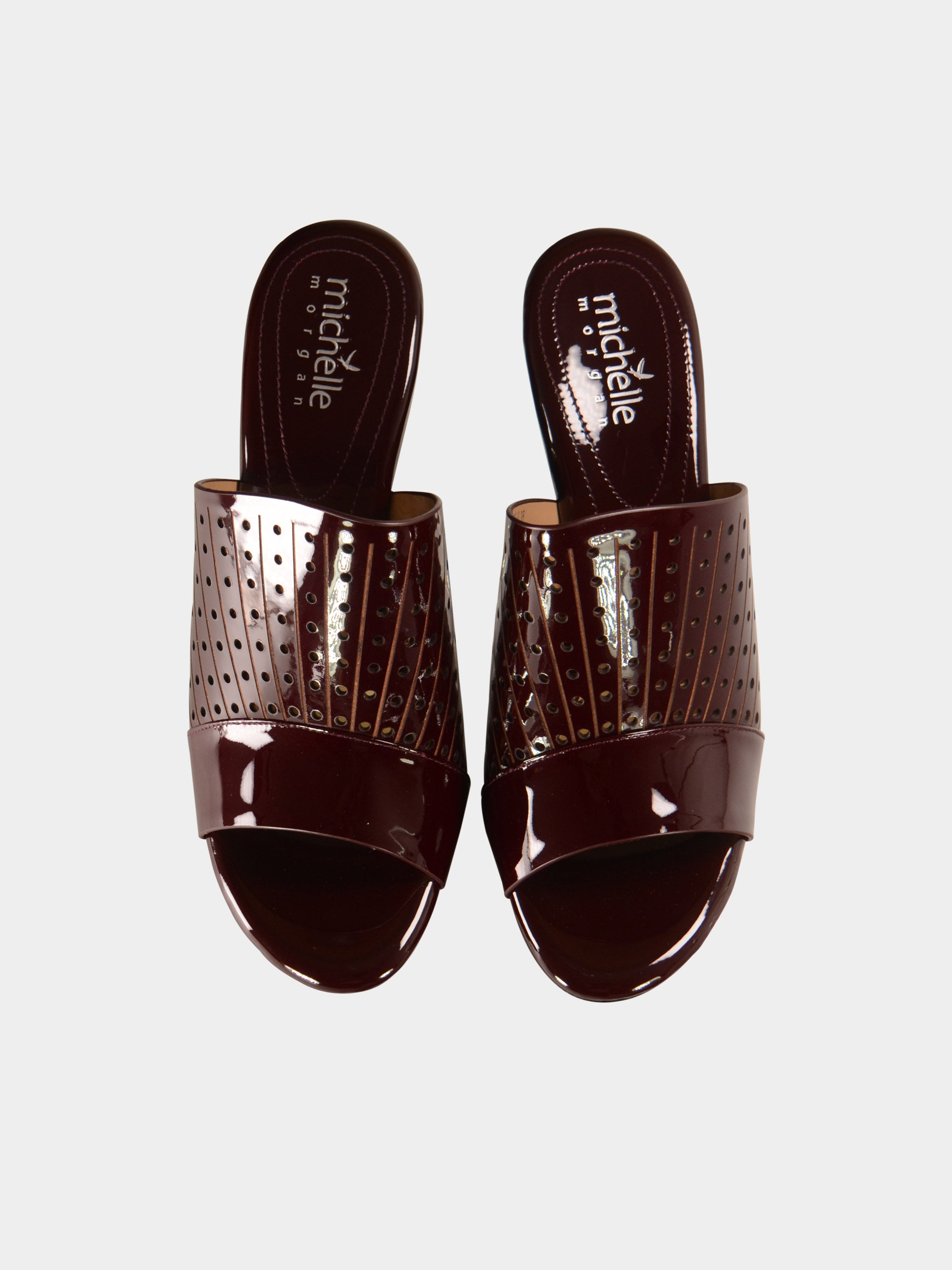 Michelle Morgan 005858 Women's Dotted Heels #color_Brown