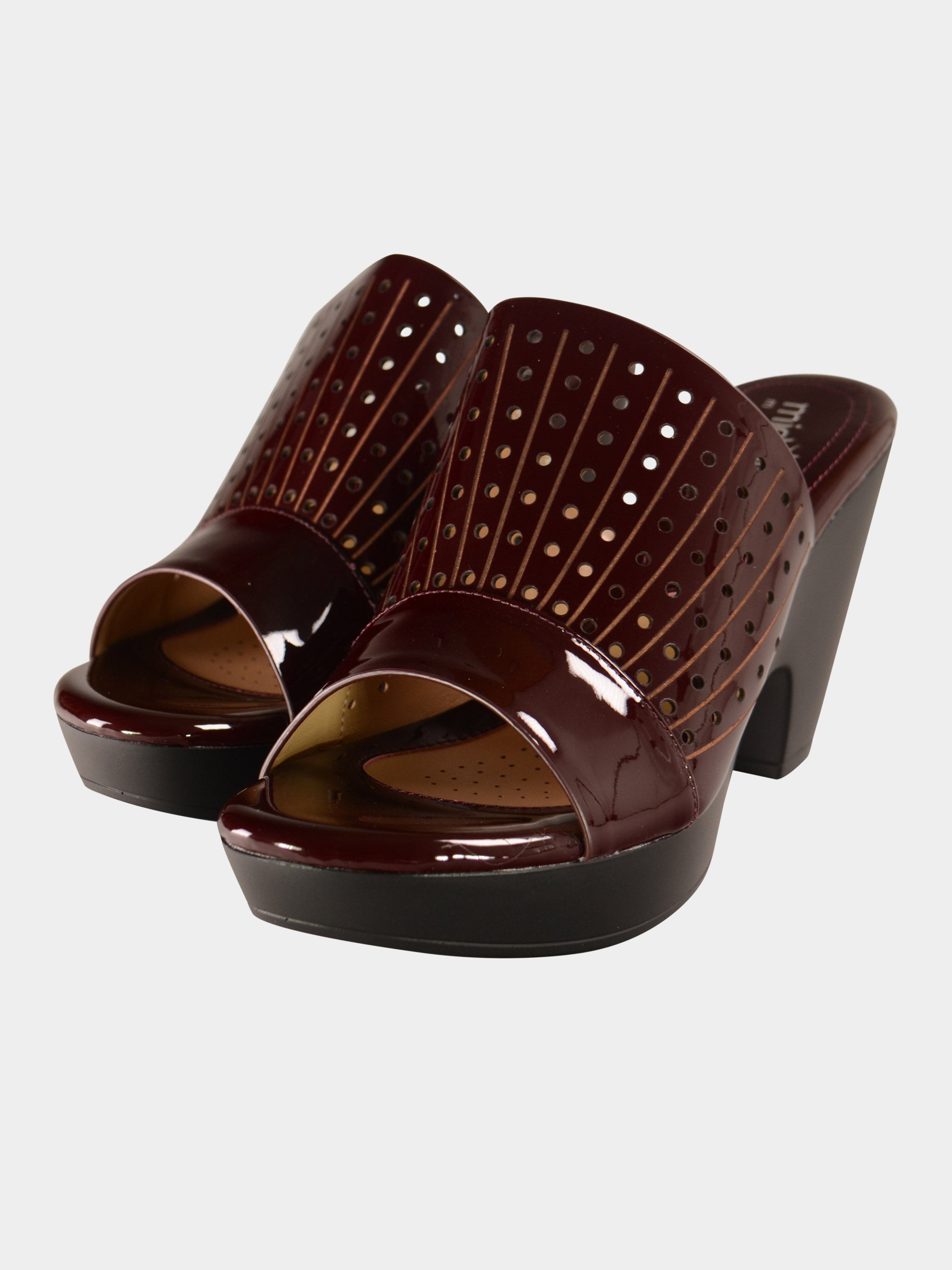 Michelle Morgan 005858 Women's Dotted Heels #color_Brown