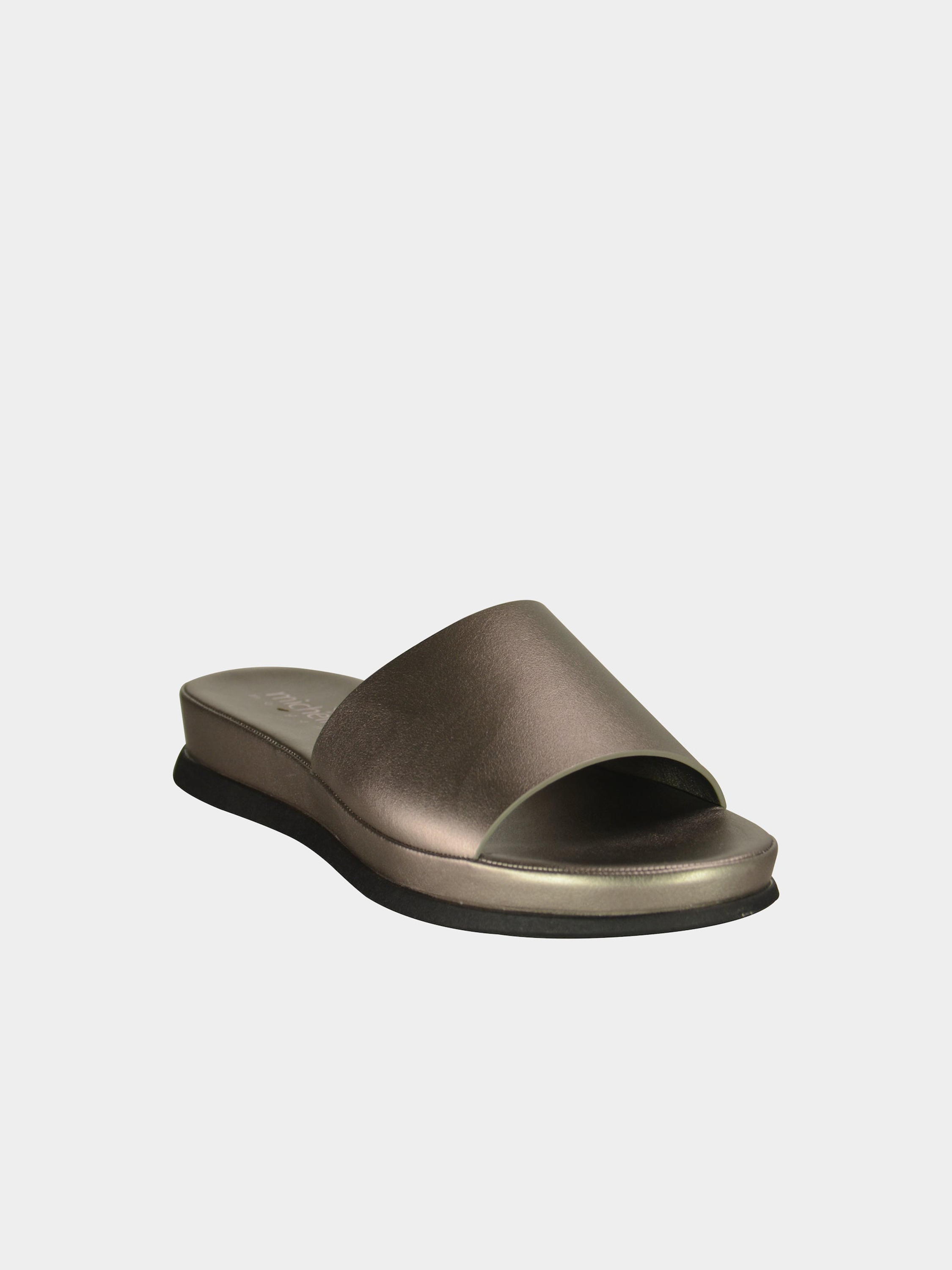 Michelle Morgan 014RJ101 Women's Flat Sandals #color_Gray