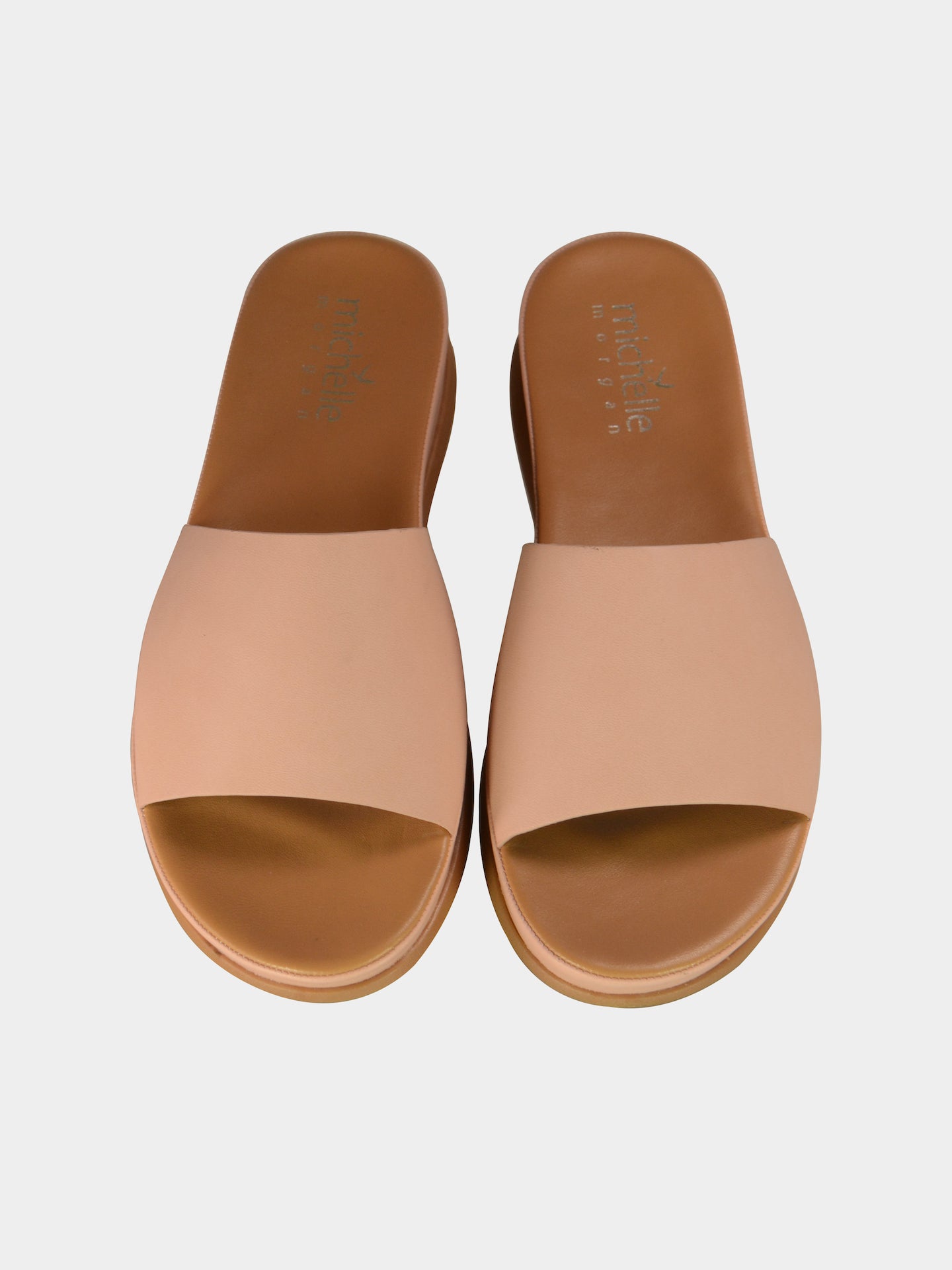 Michelle Morgan 014RJ101 Women's Flat Sandals #color_Pink