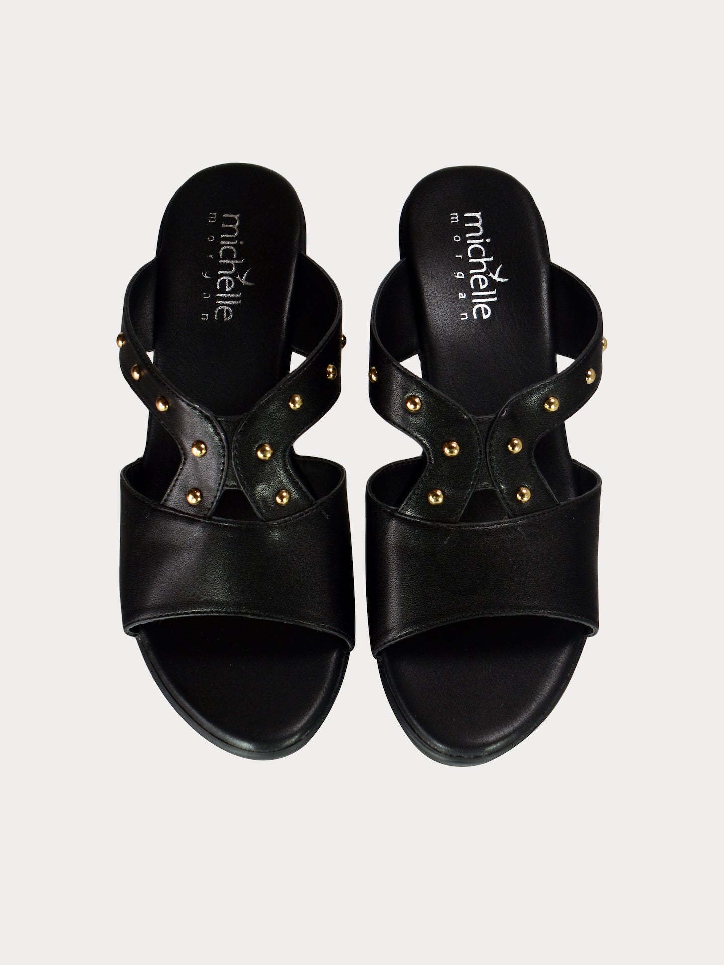 Michelle Morgan 914RJ40F Women's Heeled Sandals #color_Black