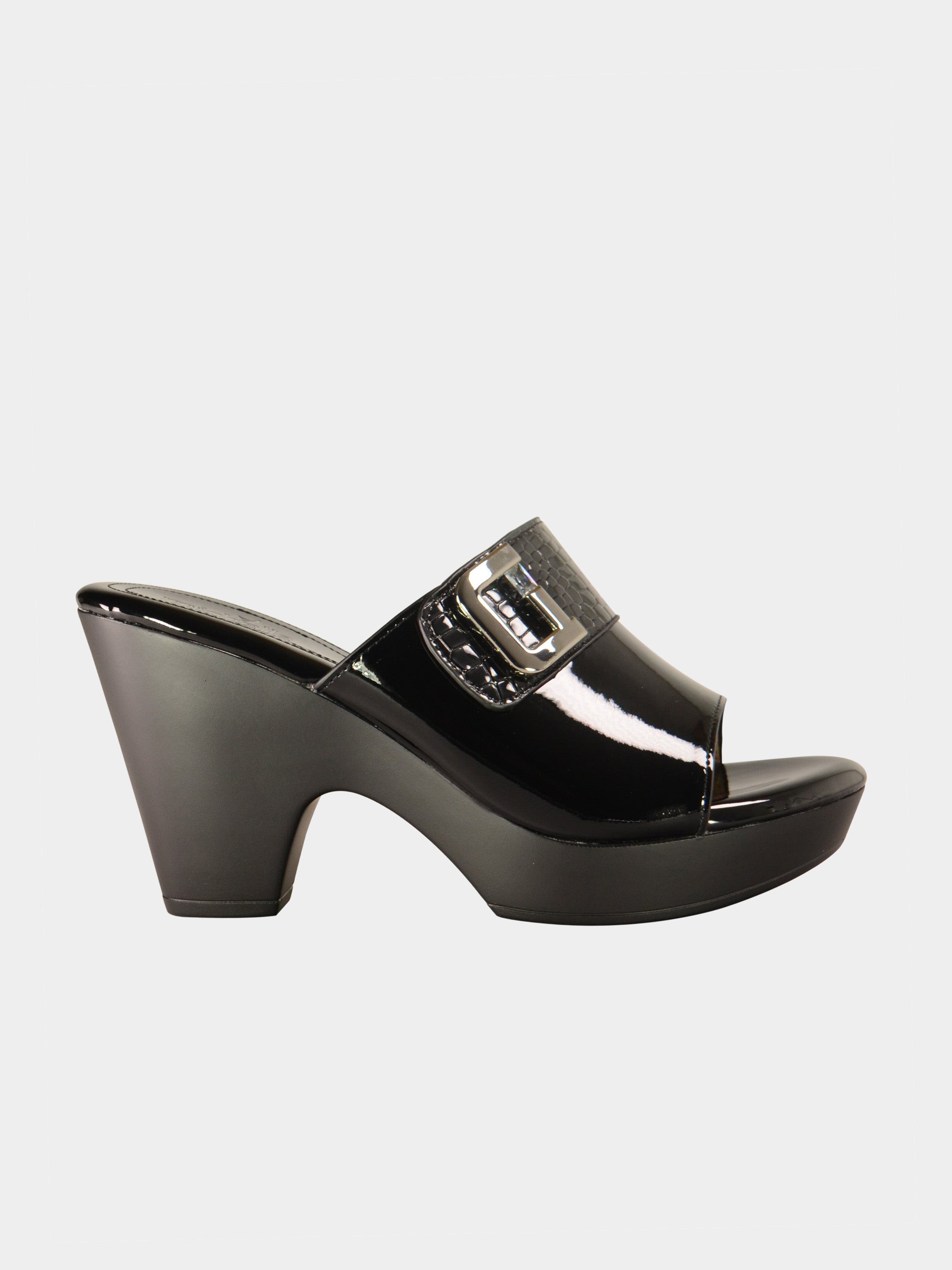 Michelle Morgan 078-2 Women's Heeled Sandals #color_Black