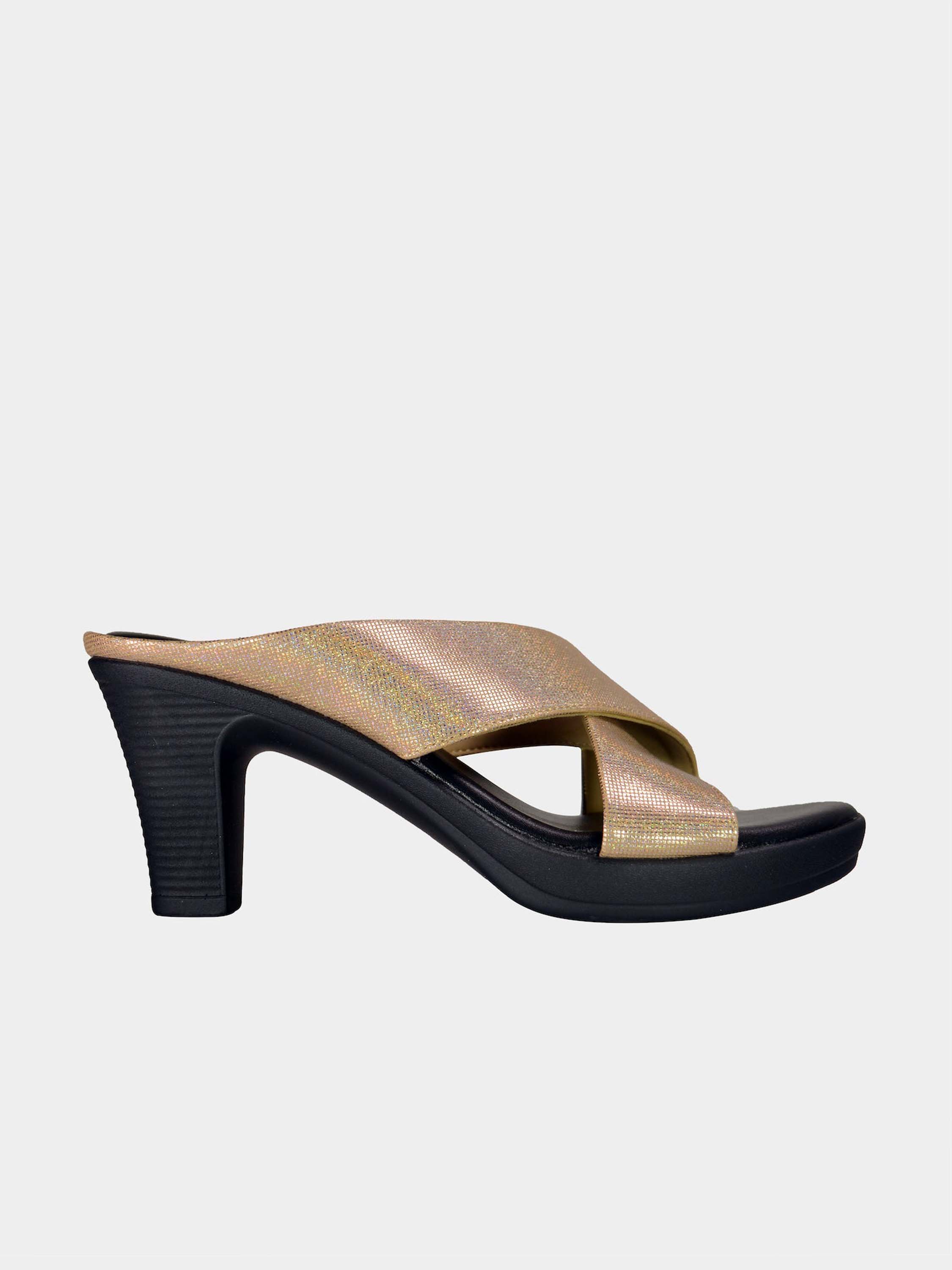 Michelle Morgan 014RY136 Women's Heeled Sandals #color_Gold
