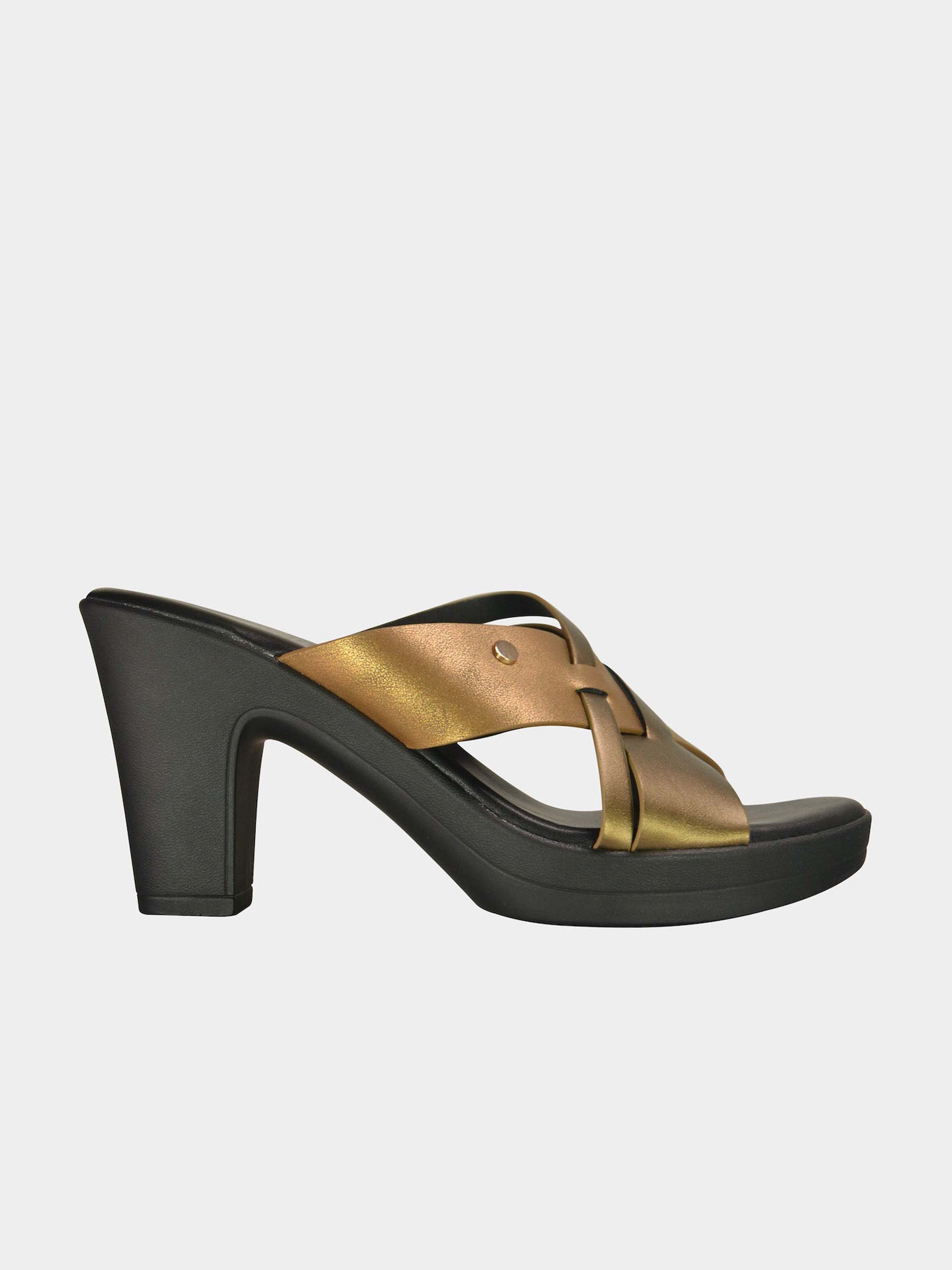 Michelle Morgan 914RJ625 Women's Heeled Sandals #color_Gold
