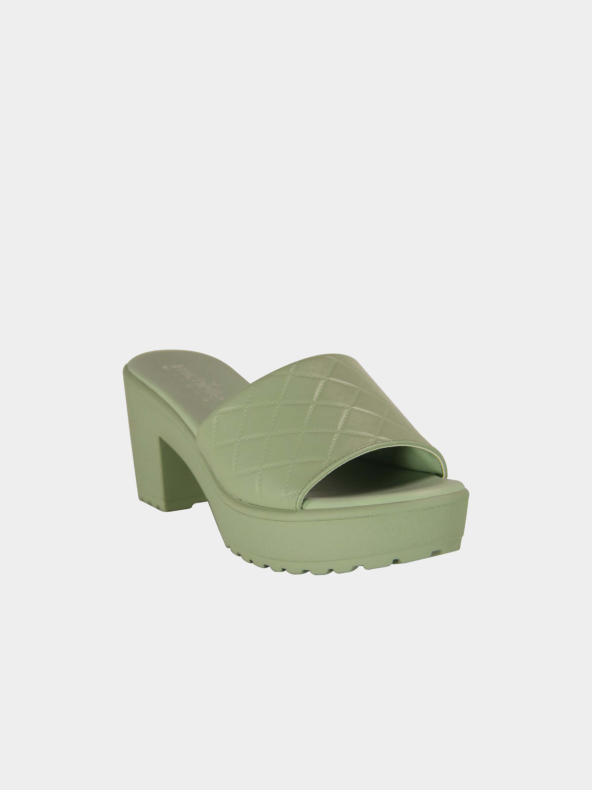 Michelle Morgan 014RJC61 Women's Heeled Sandals #color_Green