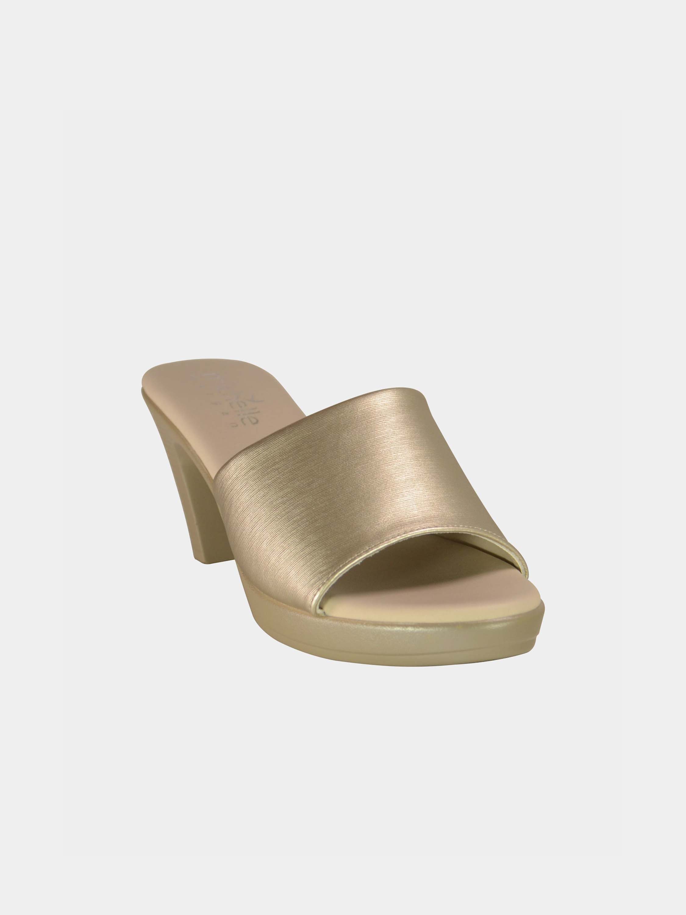Michelle Morgan 014RY138 Women's Heeled Sandals #color_Gold