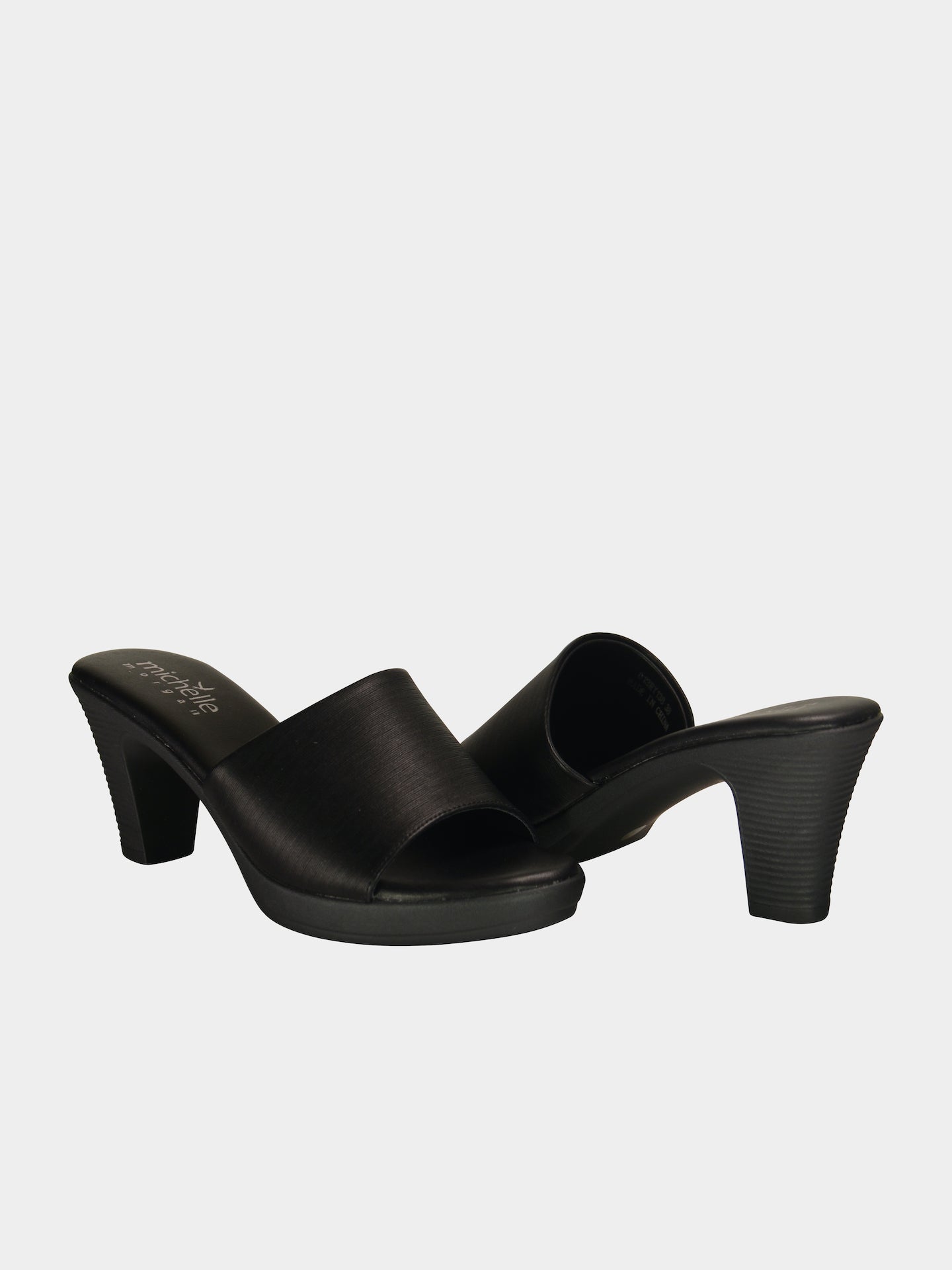 Michelle Morgan 014RY138 Women's Heeled Sandals #color_Black