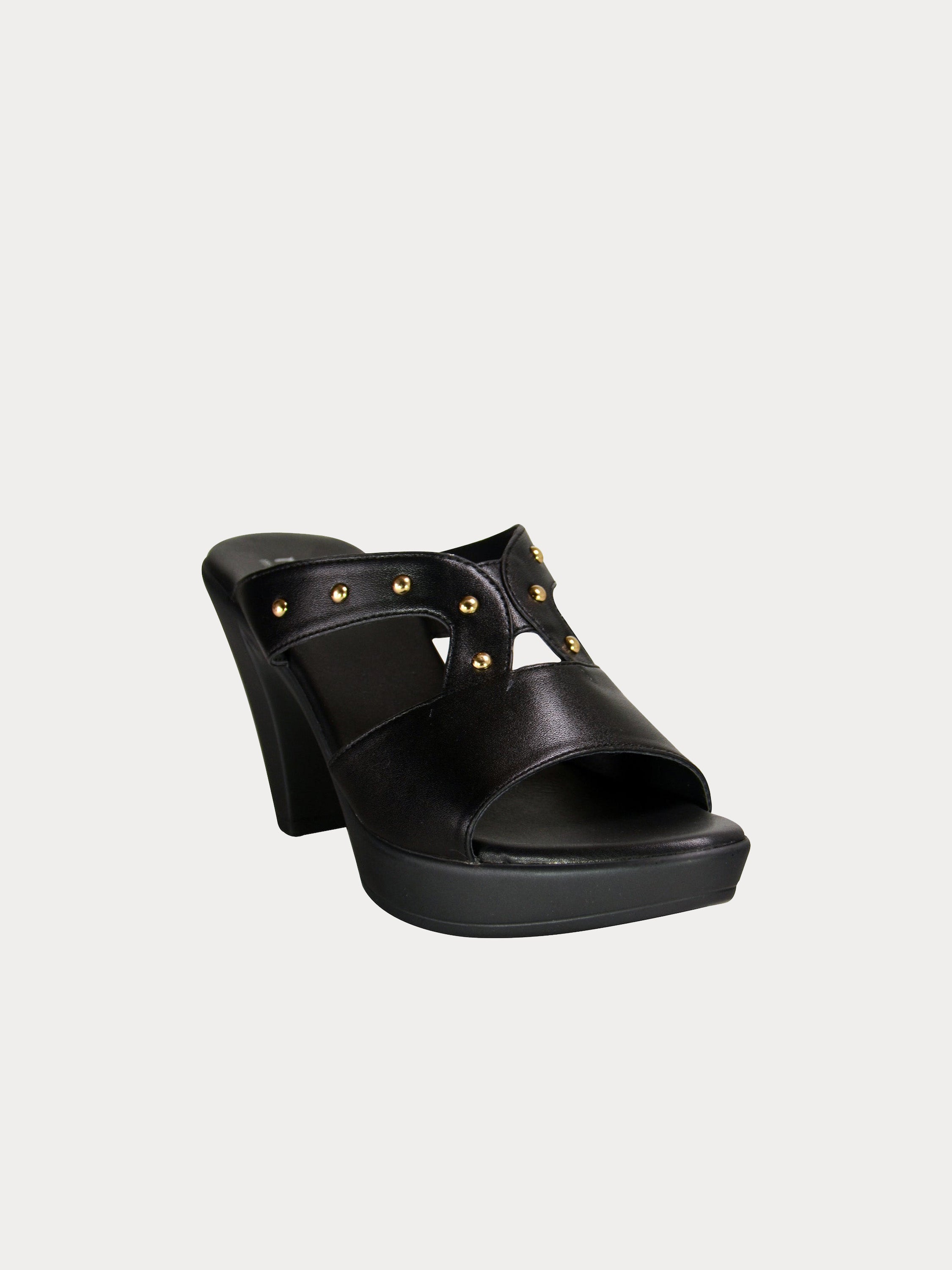 Michelle Morgan 914RJ40F Women's Heeled Sandals #color_Black