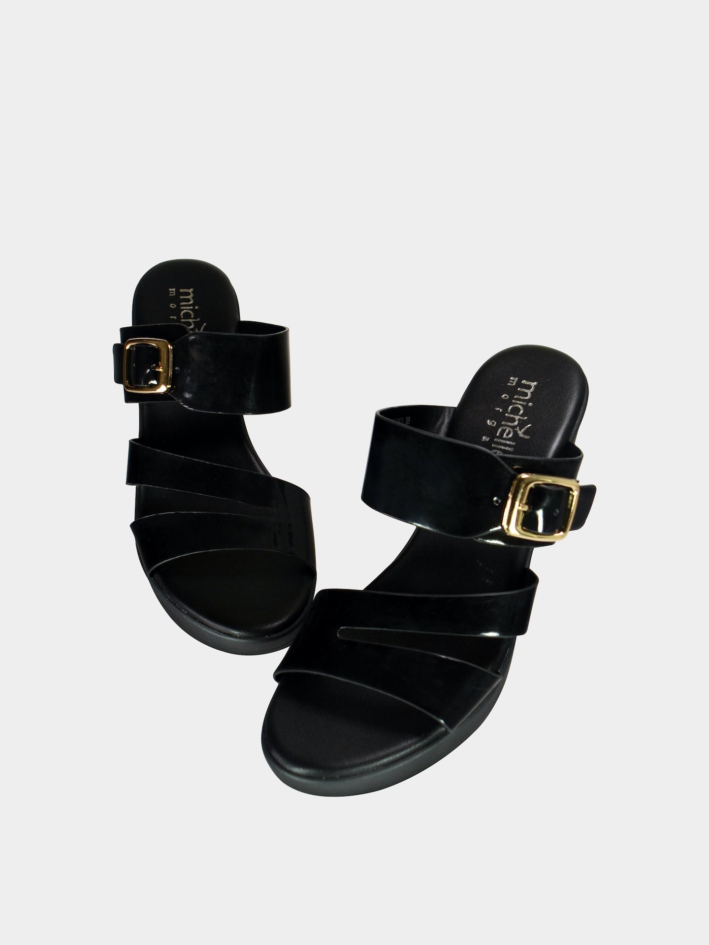 Michelle Morgan 913RJ163 Women's Heeled Sandals #color_Black