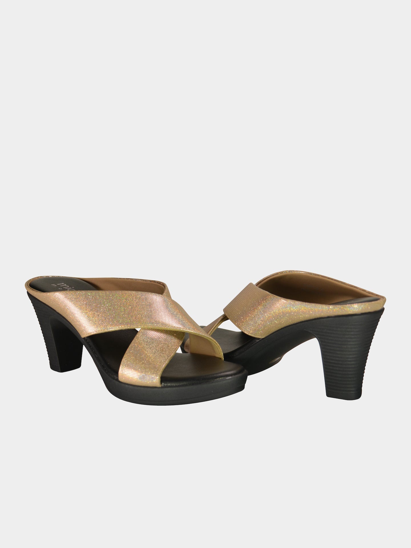 Michelle Morgan 014RY136 Women's Heeled Sandals #color_Gold