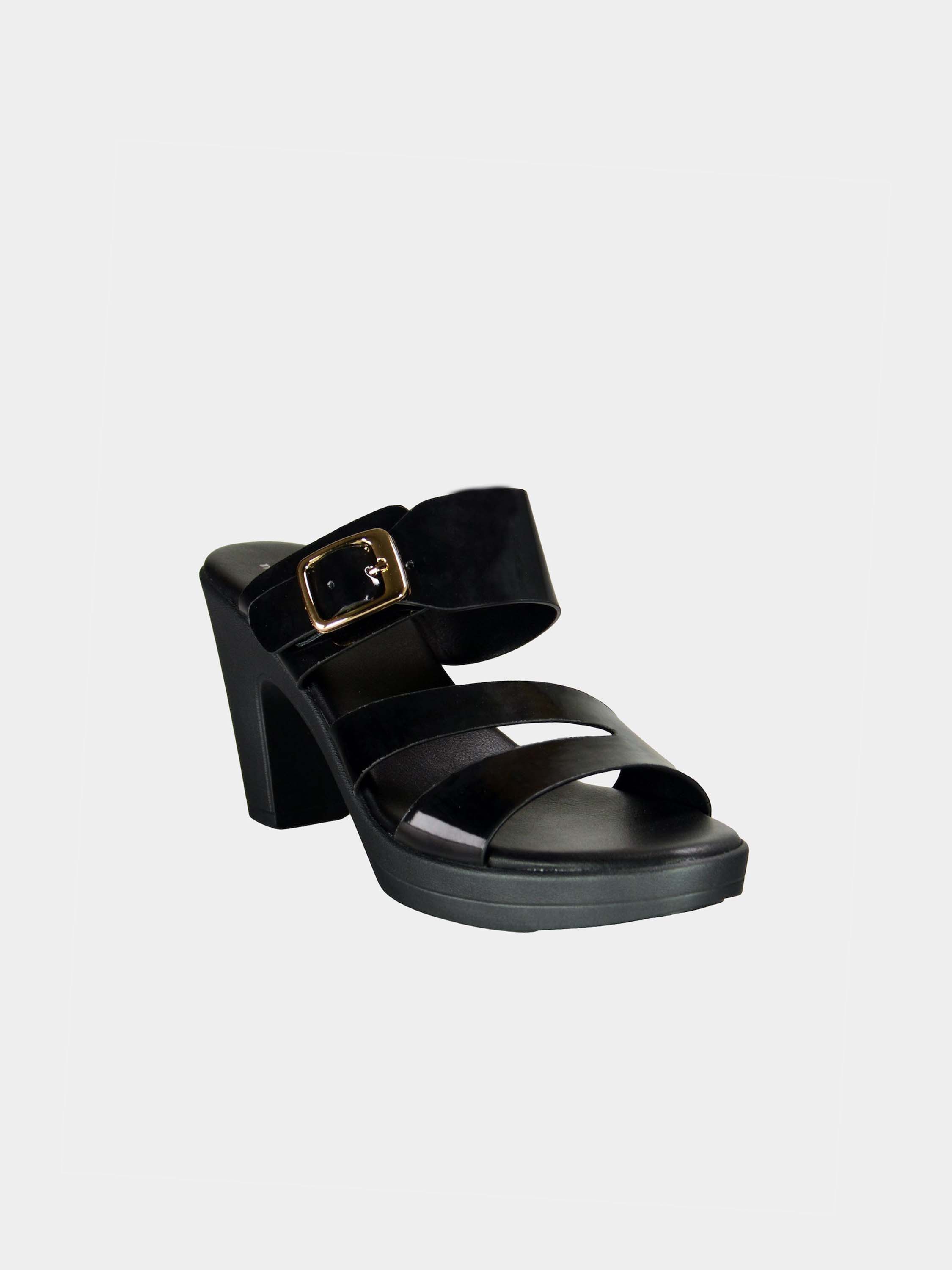 Michelle Morgan 913RJ163 Women's Heeled Sandals #color_Black
