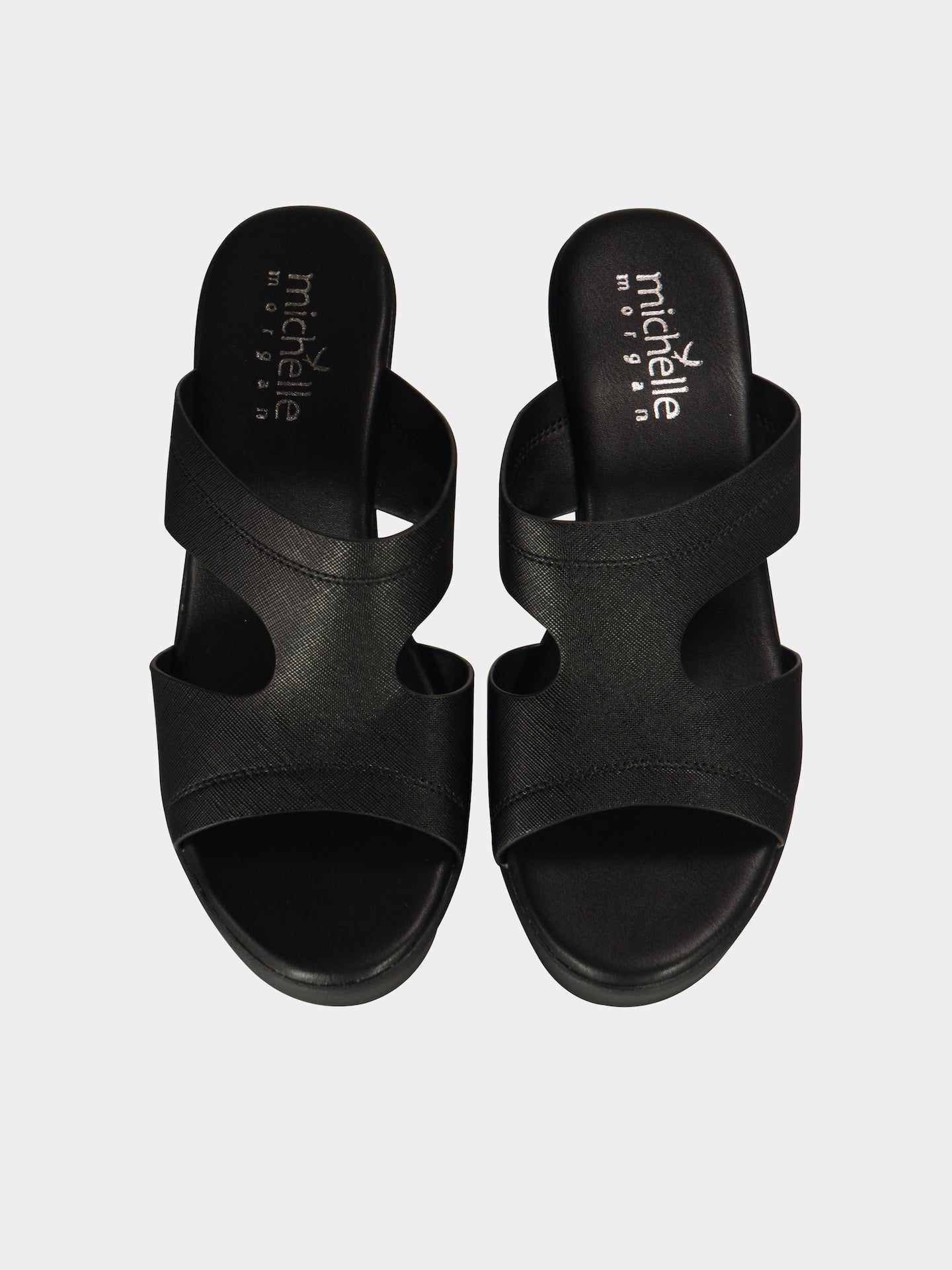Michelle Morgan 914RJ623 Women's Heeled Sandals #color_Black
