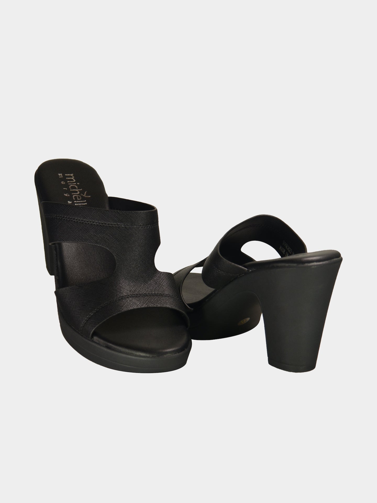 Michelle Morgan 914RJ623 Women's Heeled Sandals #color_Black