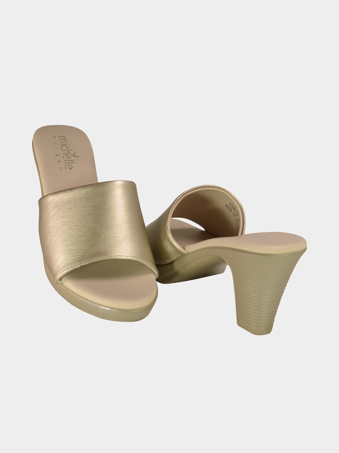 Michelle Morgan 014RY138 Women's Heeled Sandals #color_Gold