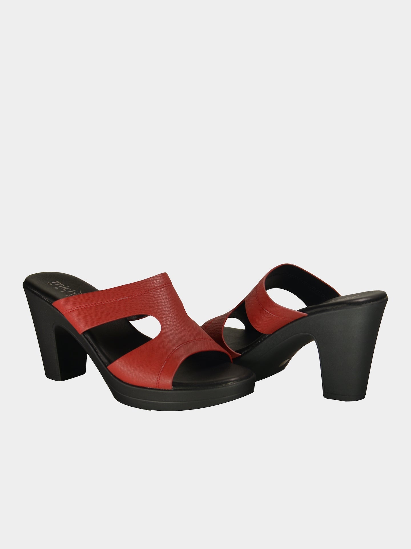 Michelle Morgan 914RJ623 Women's Heeled Sandals #color_Red