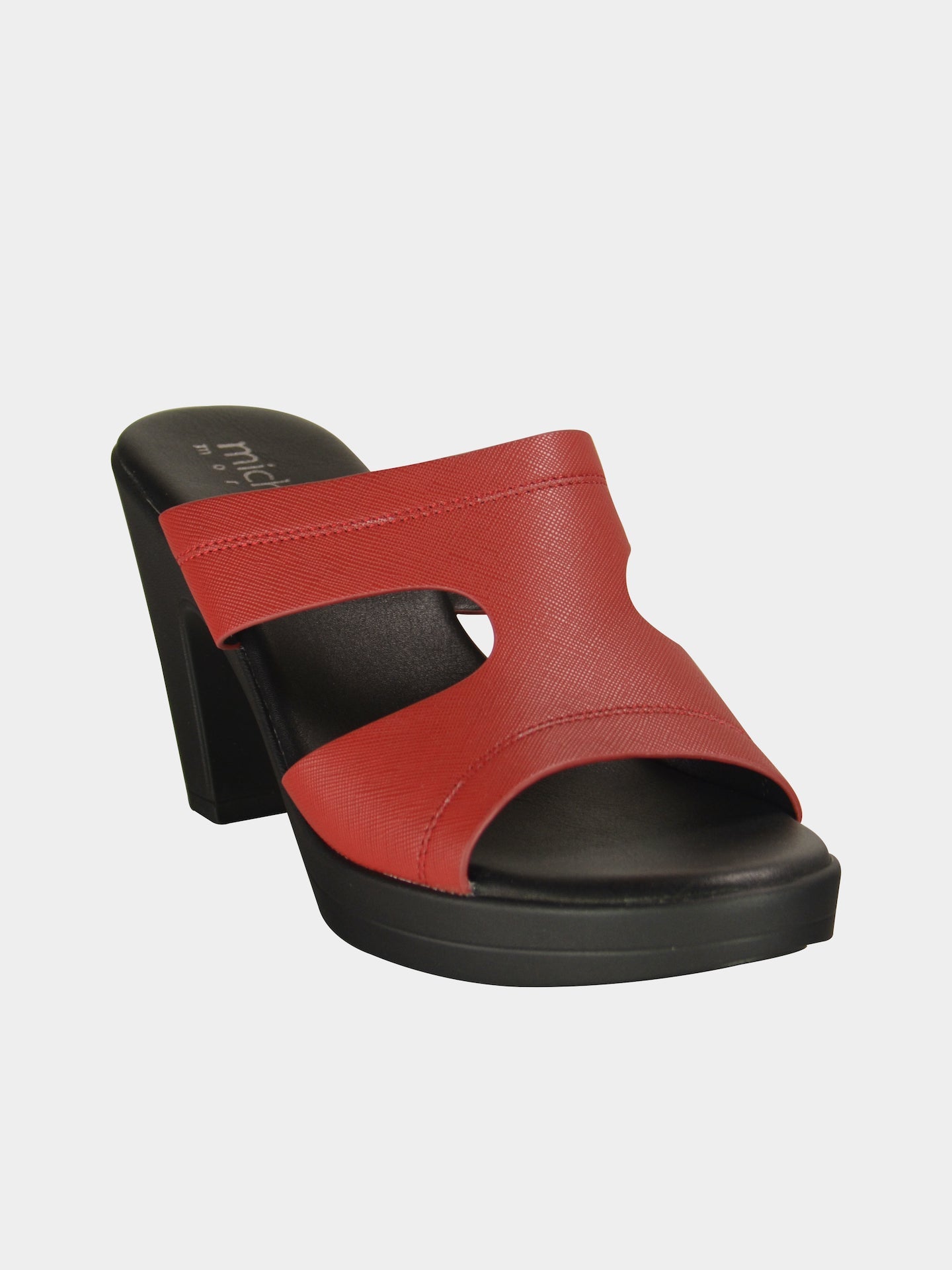 Michelle Morgan 914RJ623 Women's Heeled Sandals #color_Red