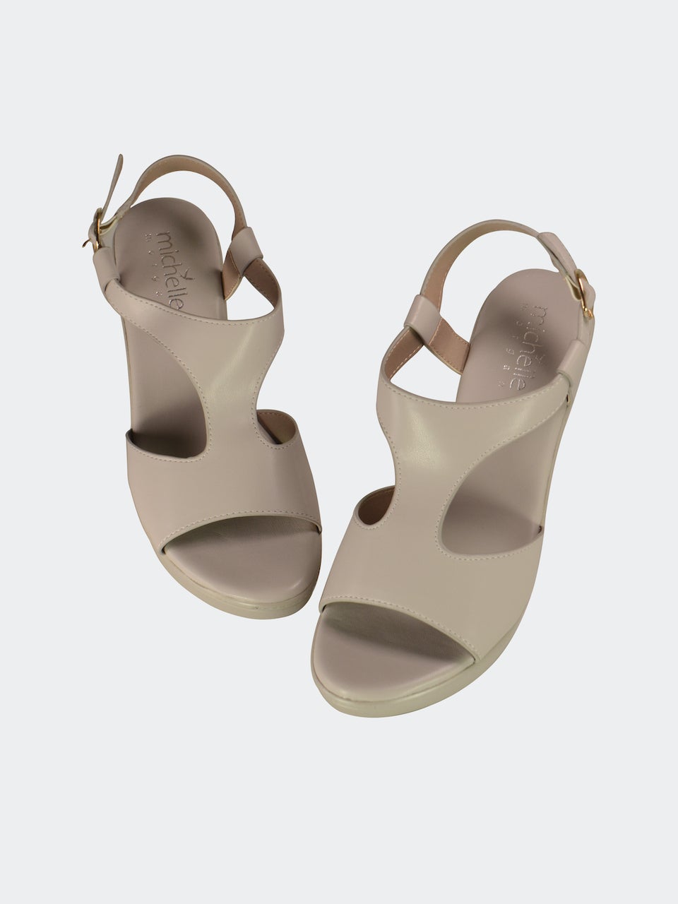Michelle Morgan 914RJY72 Women's Heeled Sandals #color_Gray