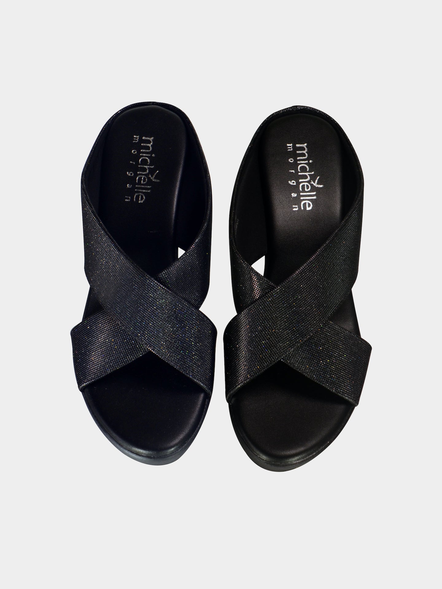 Michelle Morgan 014RY136 Women's Heeled Sandals #color_Black
