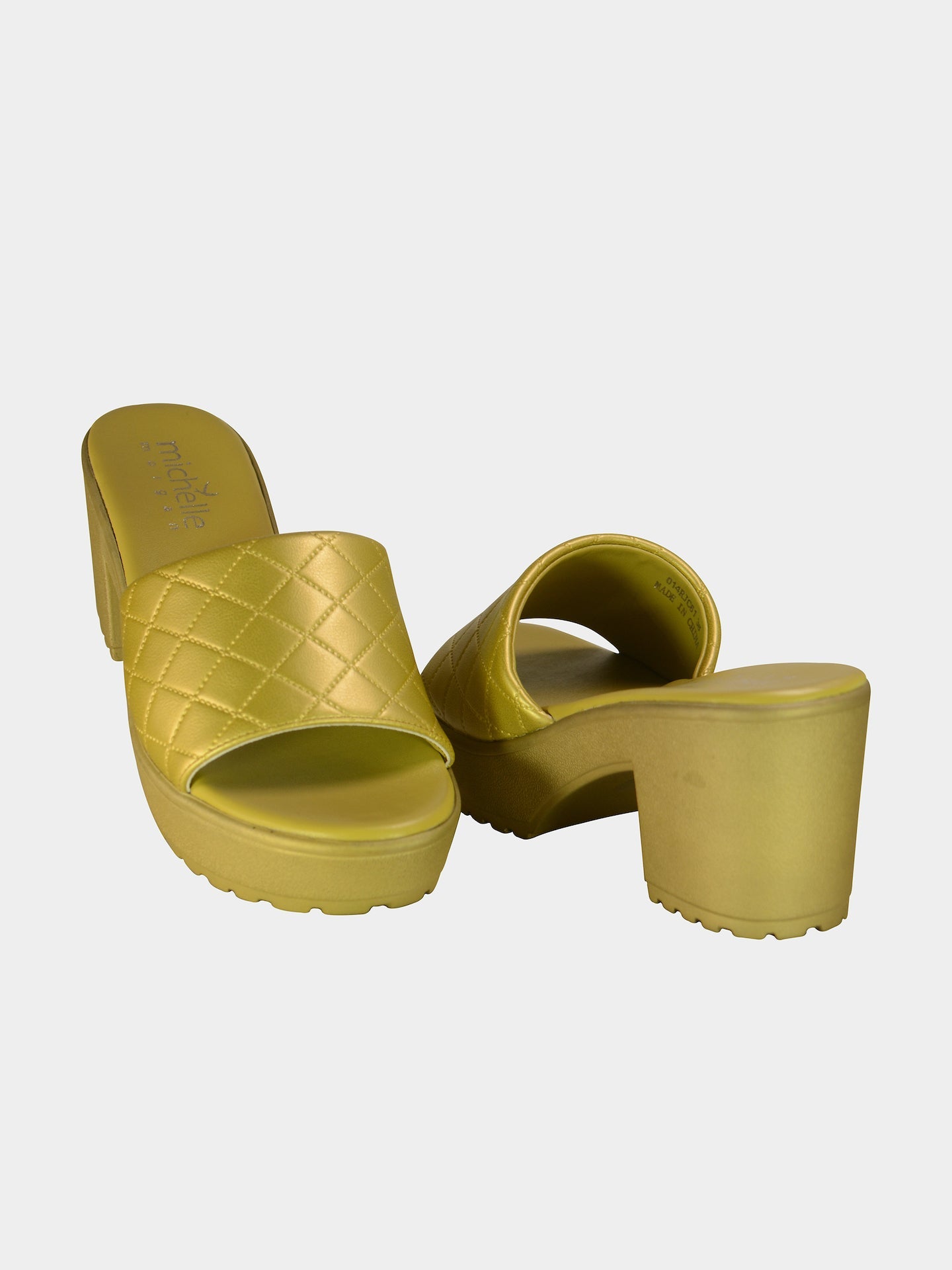 Michelle Morgan 014RJC61 Women's Heeled Sandals #color_Gold