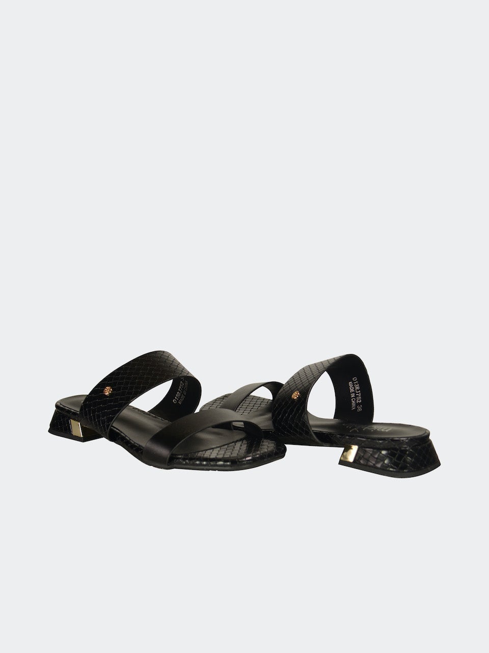 Michelle Morgan 013RJ752 Women's Heeled Sandals #color_Black