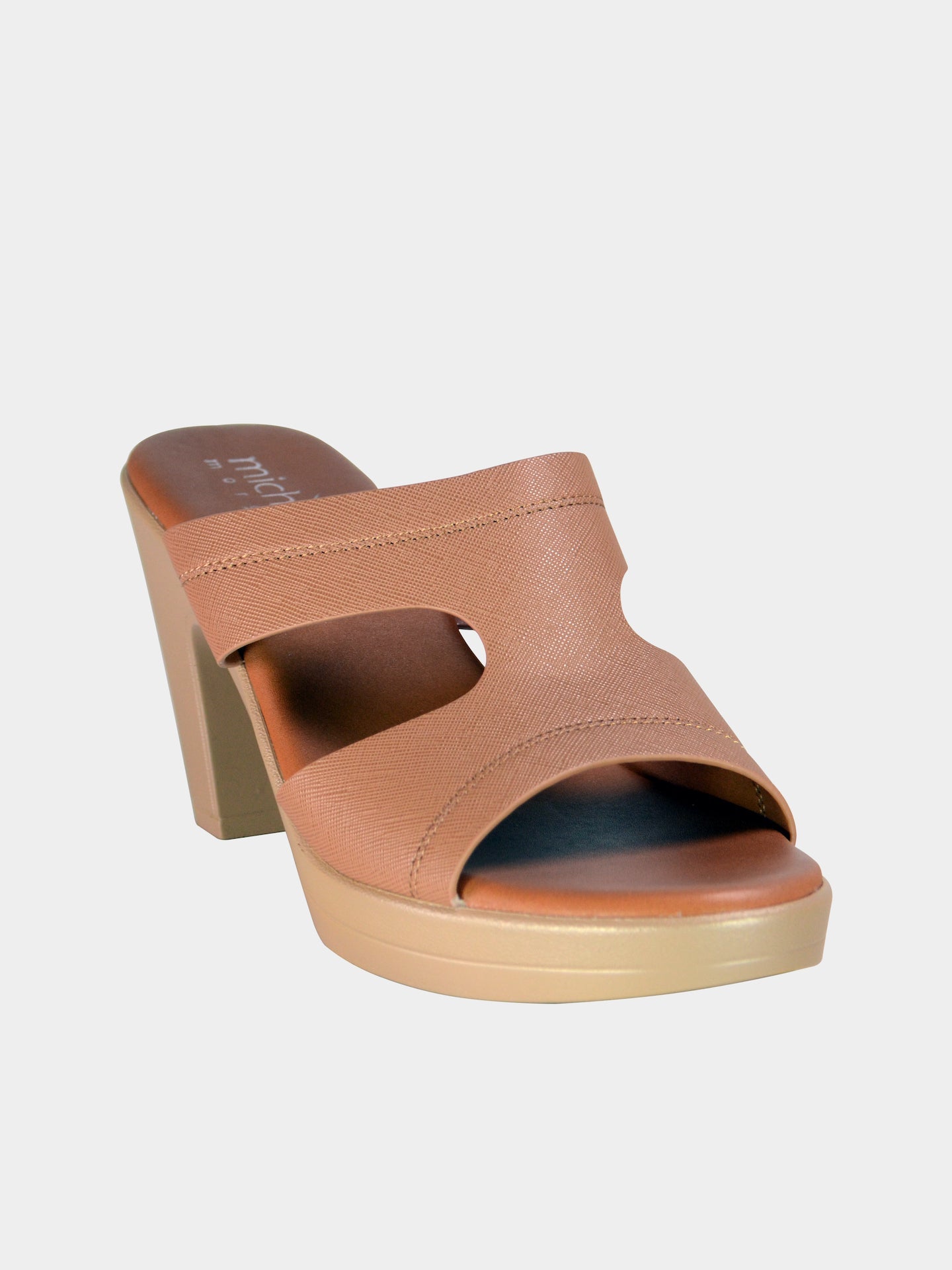 Michelle Morgan 914RJ623 Women's Heeled Sandals #color_Taupe