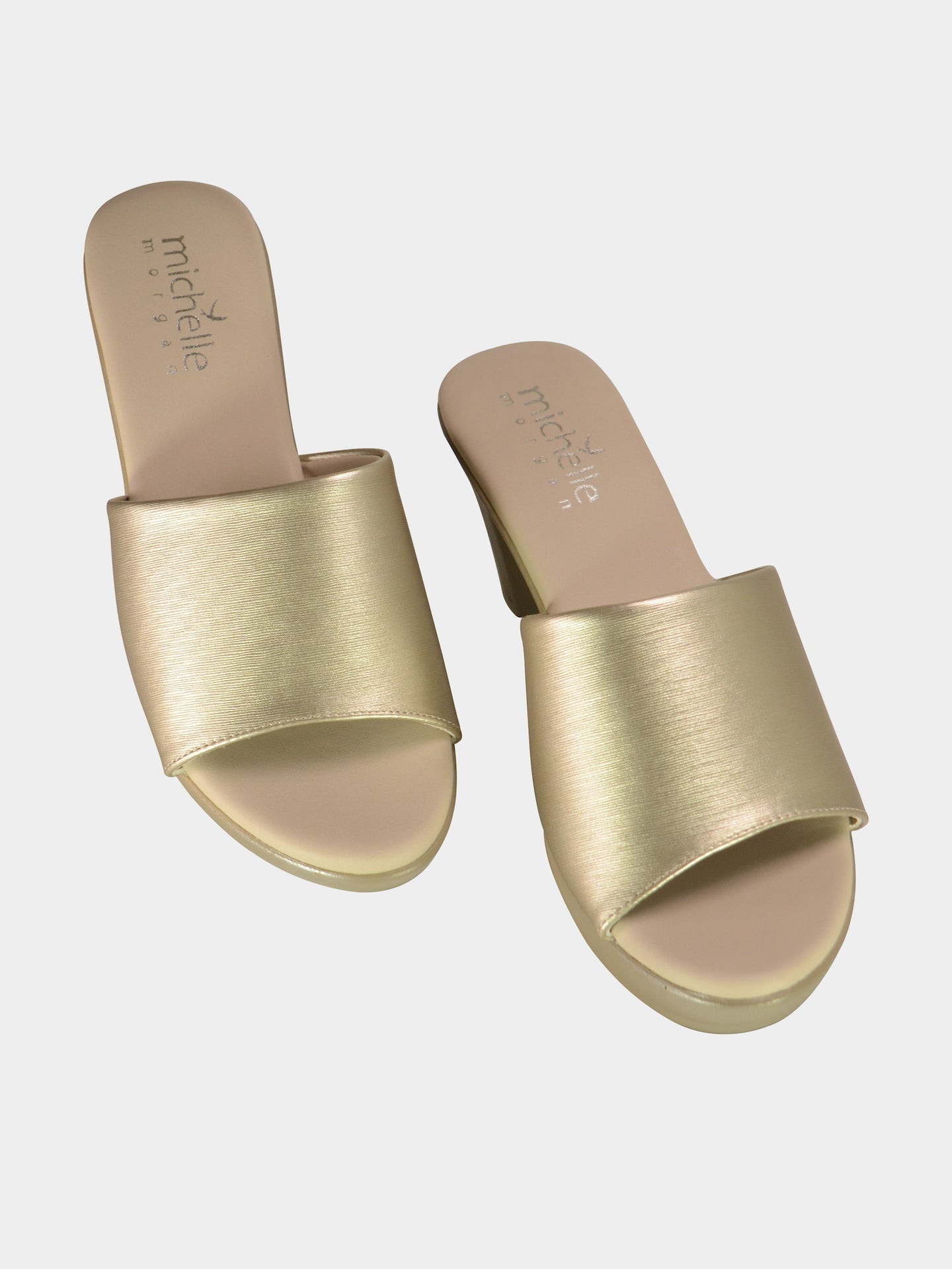 Michelle Morgan 014RY138 Women's Heeled Sandals #color_Gold
