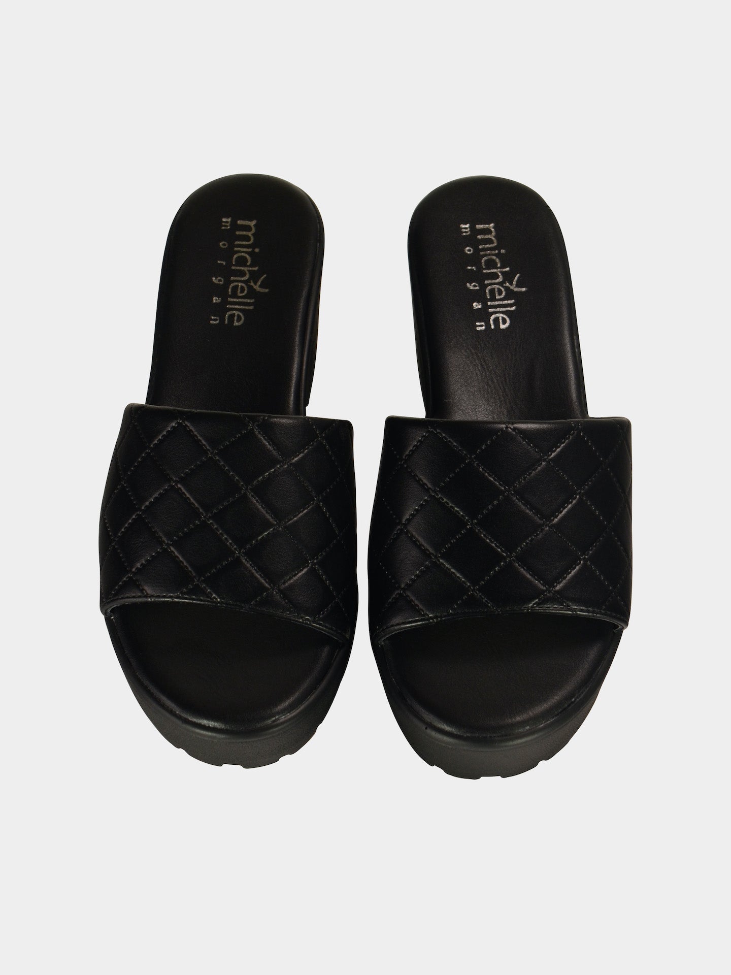 Michelle Morgan 014RJC61 Women's Heeled Sandals #color_Black