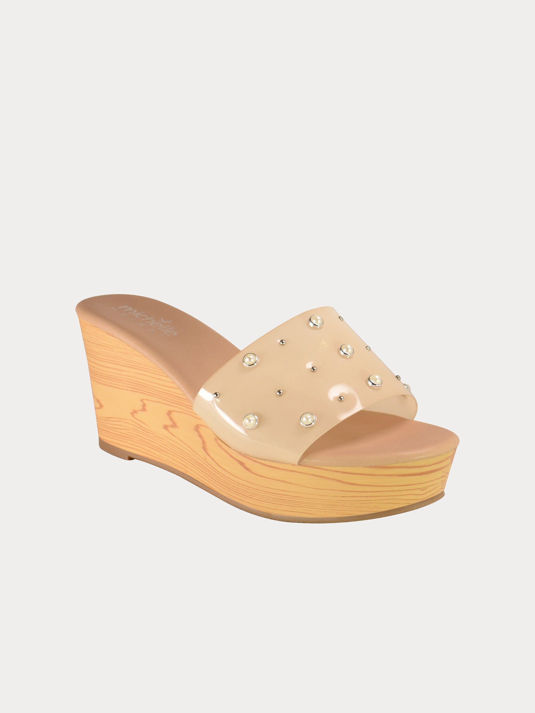 Michelle Morgan 814973 Women's Platform Sandals #color_Beige