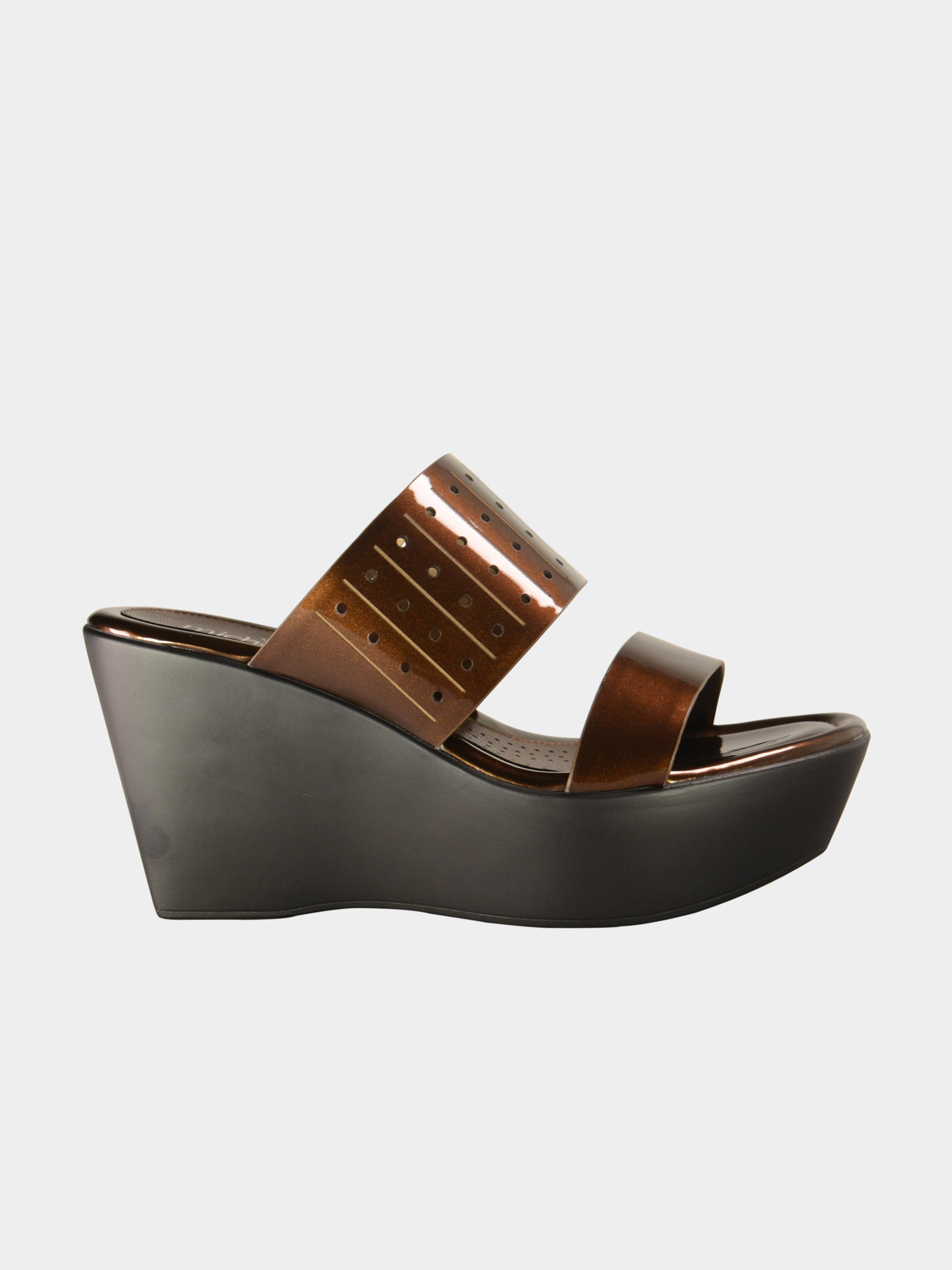 Michelle Morgan 019283 Women's Platform Sandals #color_Brown