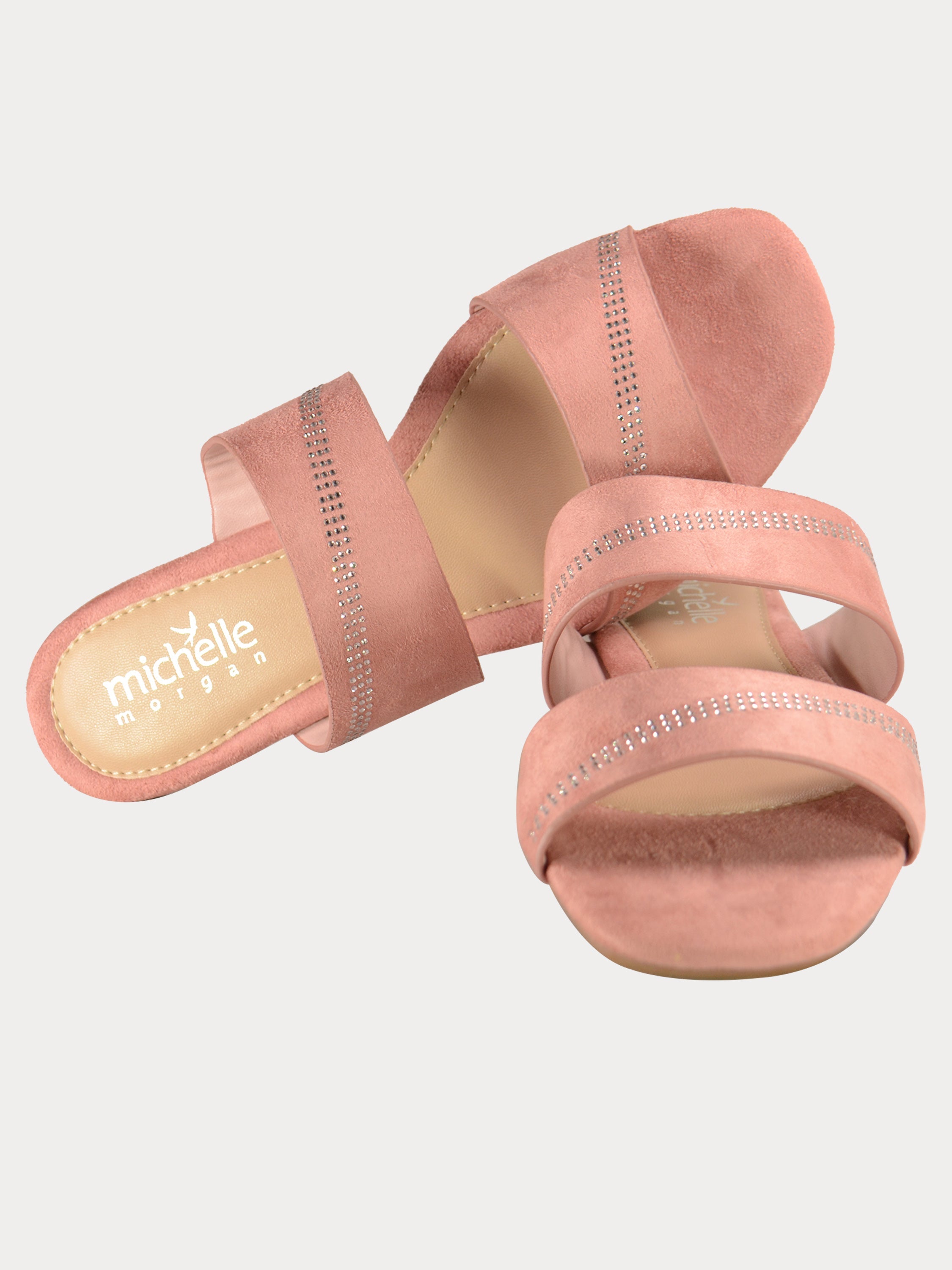 Michelle Morgan 814170 Women's Slider Sandals #color_Pink
