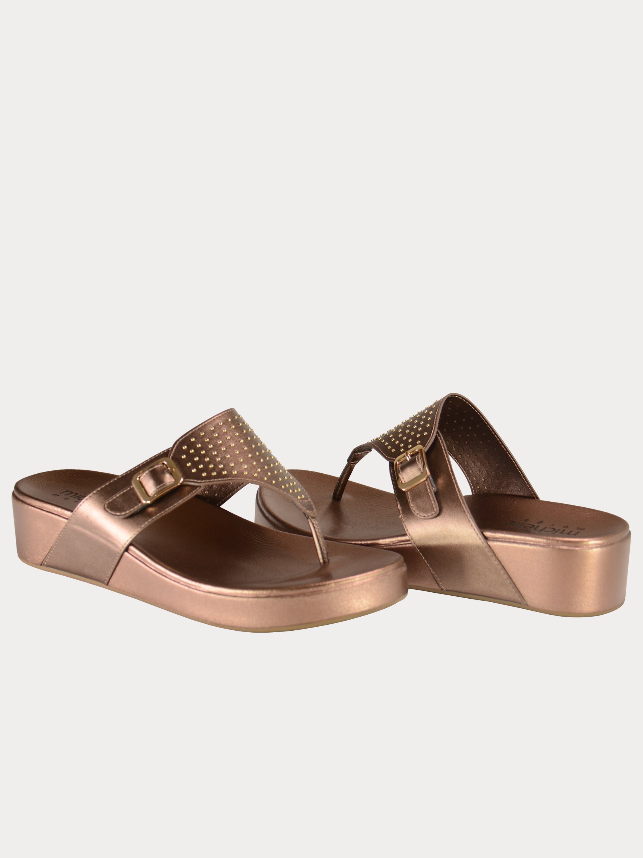 Michelle Morgan 714879 Women's Slider Sandals #color_Brown