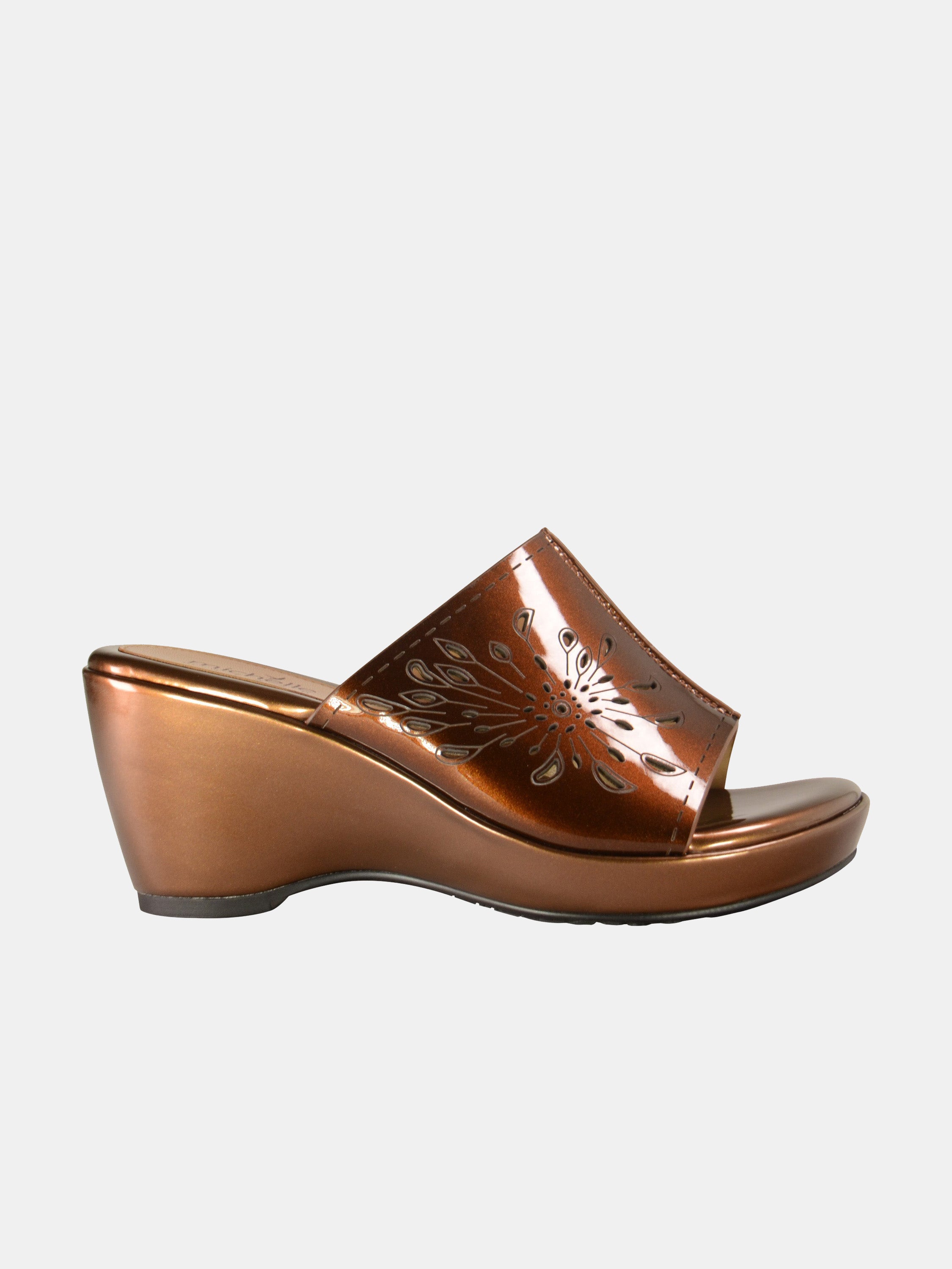 Michelle Morgan 1928-1 Women's Wedge Sandals #color_Brown