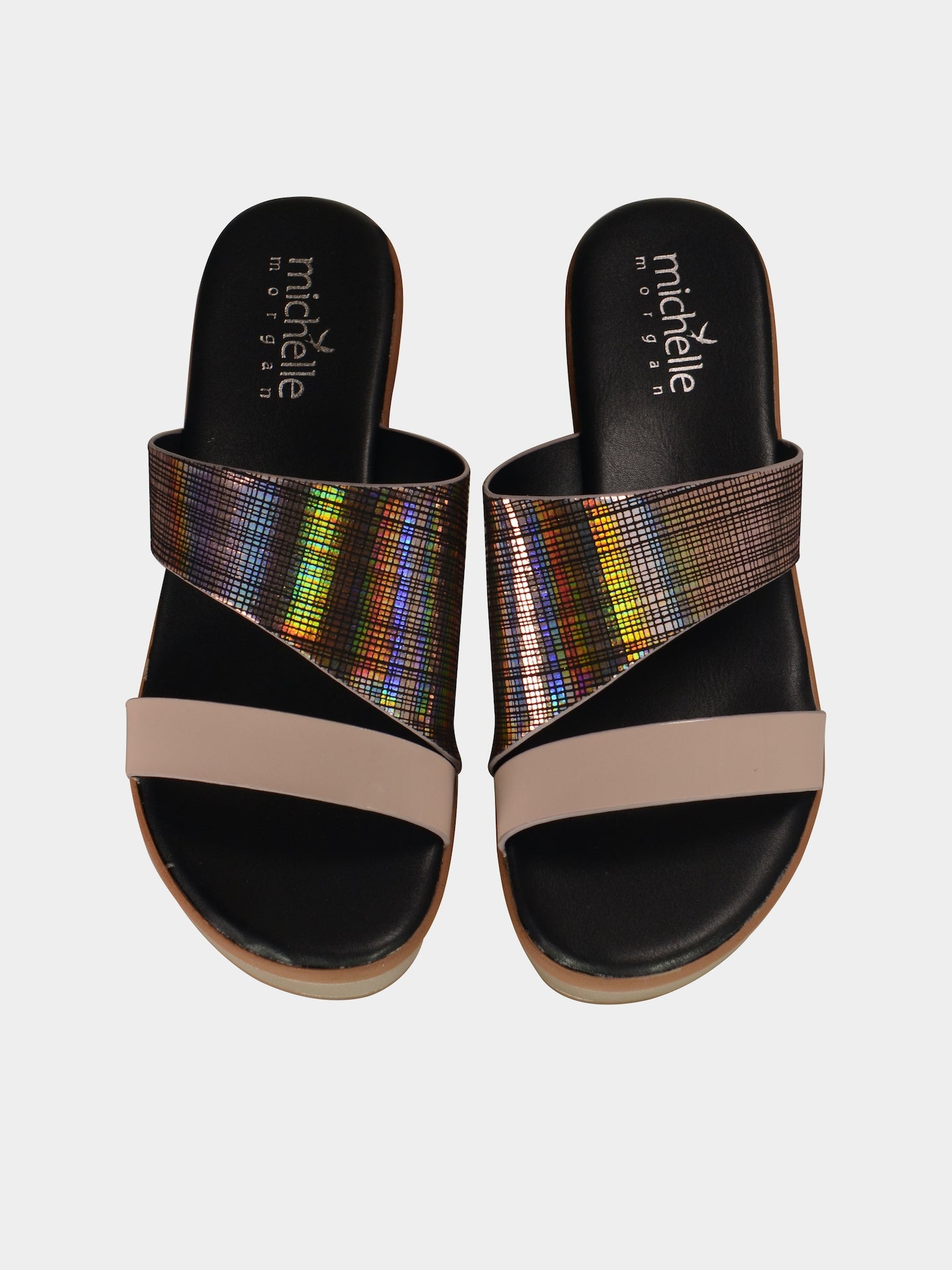 Michelle Morgan 914RJ28B Women's Wedge Sandals #color_Gold