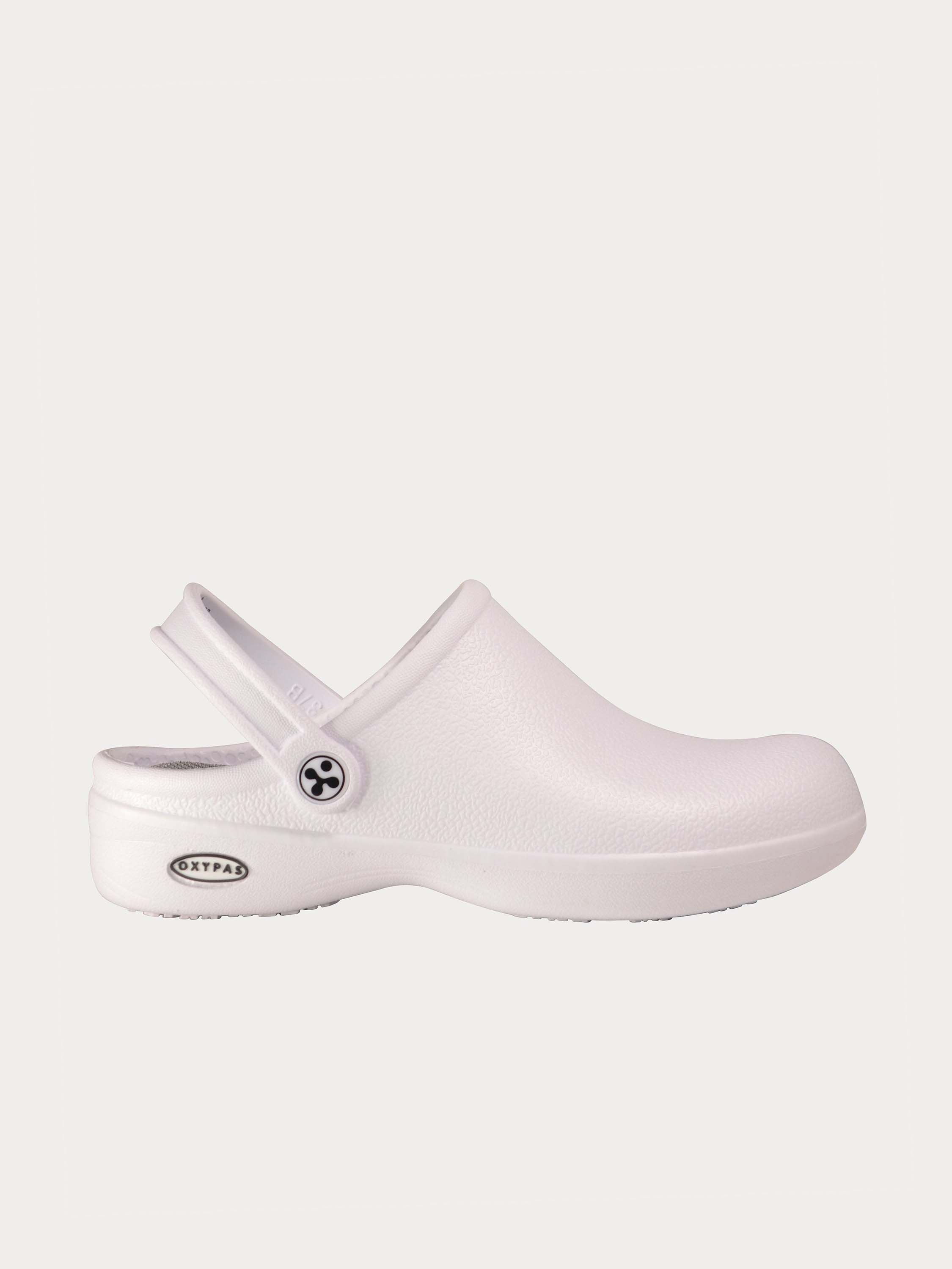 Oxypas Men's Bestlight 1 Safety Mule Shoes #color_White