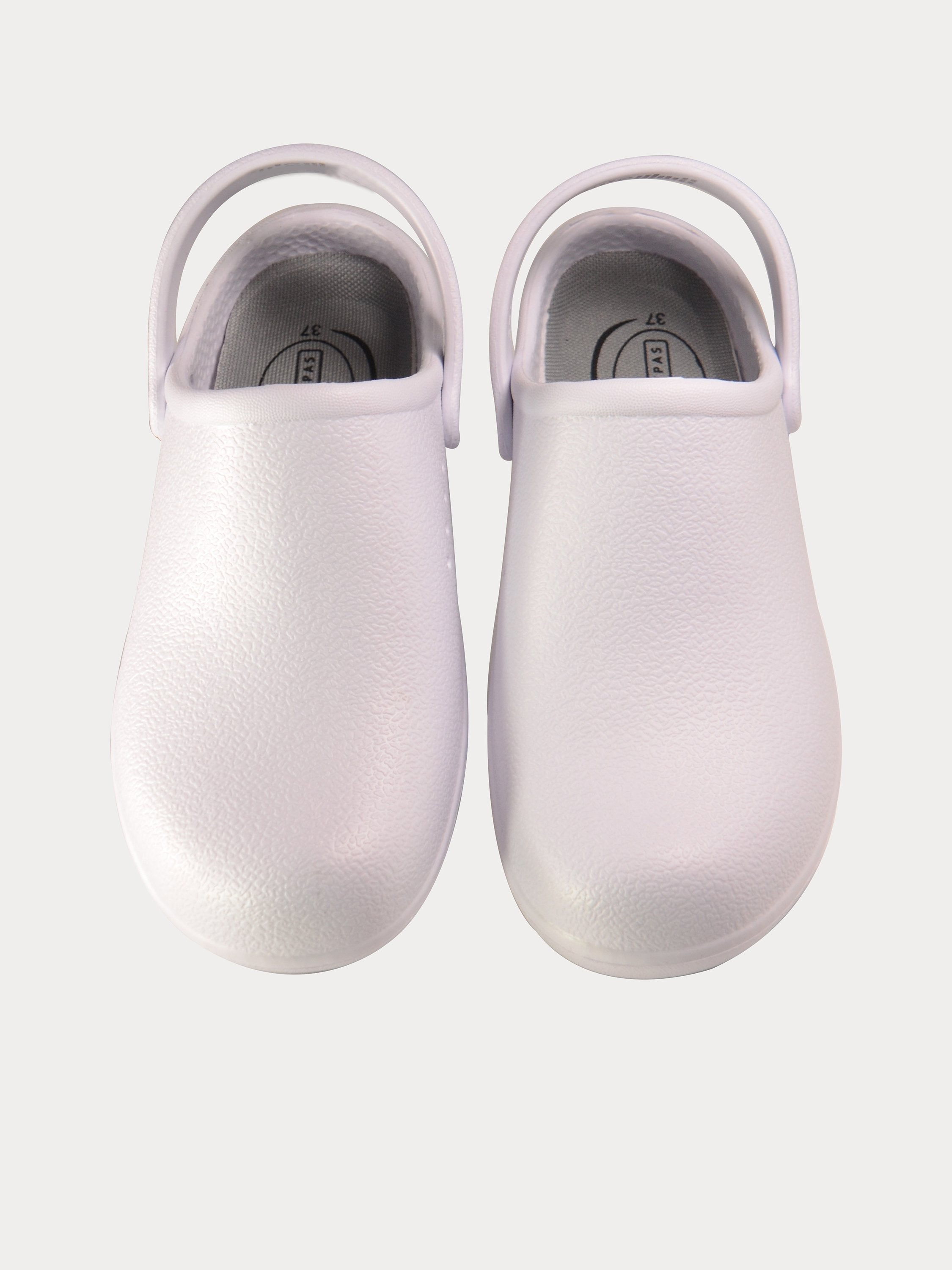 Oxypas Men's Bestlight 1 Safety Mule Shoes #color_White