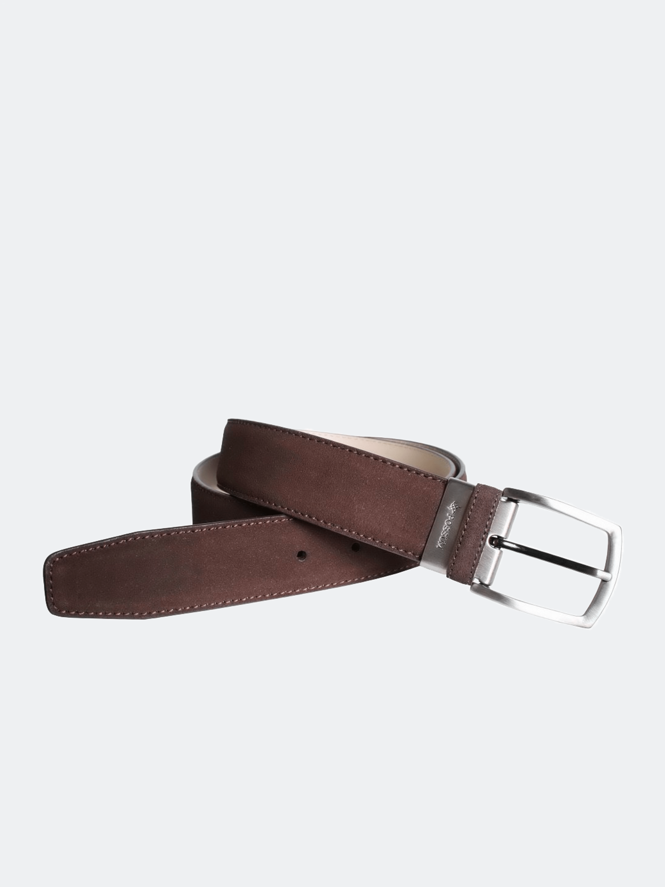 Possum Elegant English Suede Belt Stitched