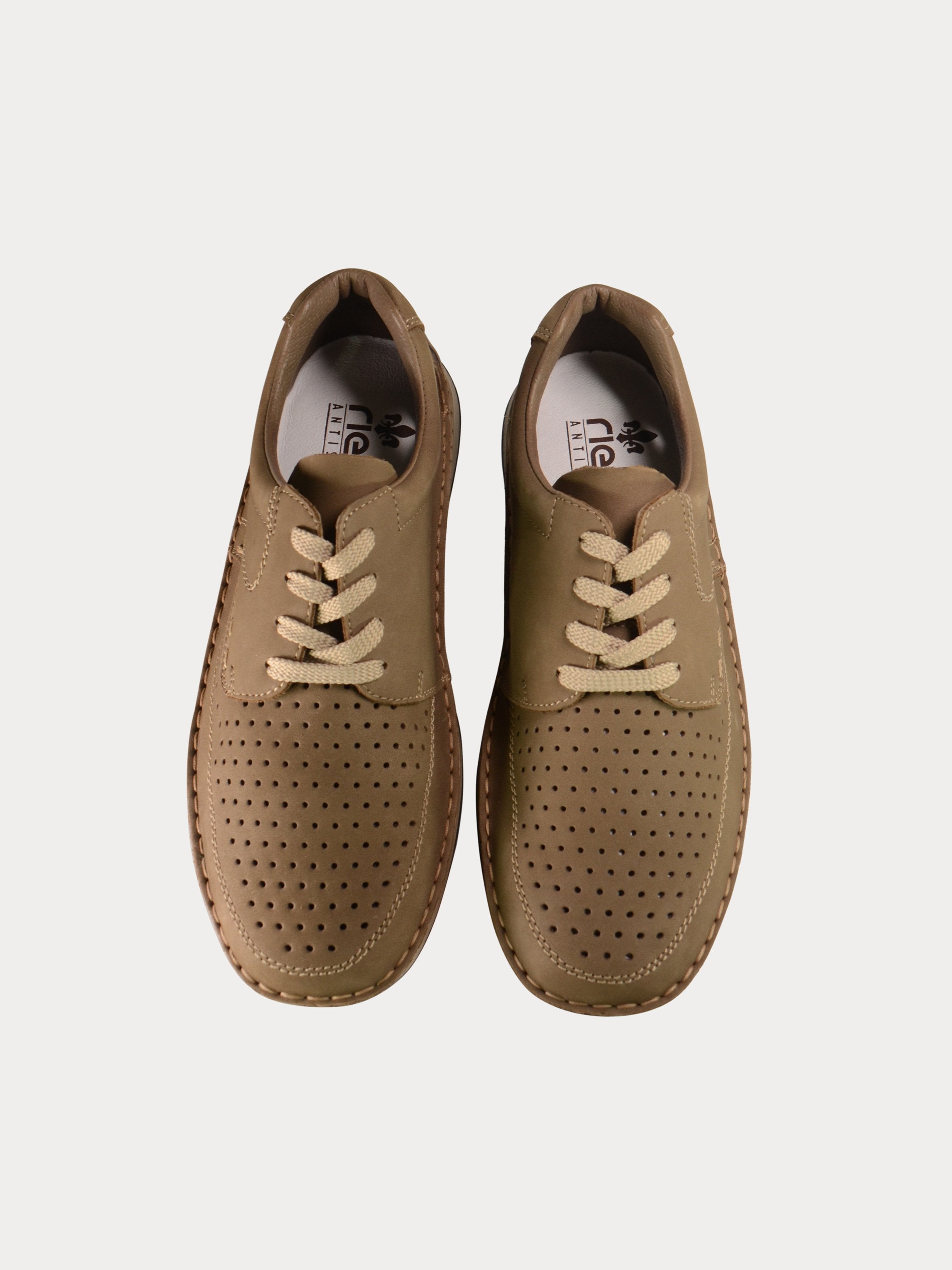Rieker 05237 Men's Casual Lace Up Shoes #color_Brown
